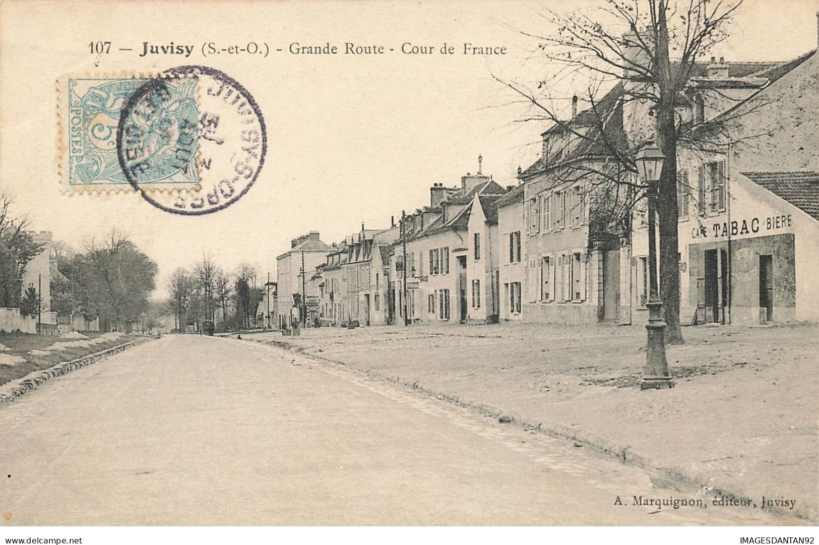 91 JUVISY SUR ORGE #26728 GRANDE ROUTE COUR DE FRANCE CAFE TABAC - Juvisy-sur-Orge
