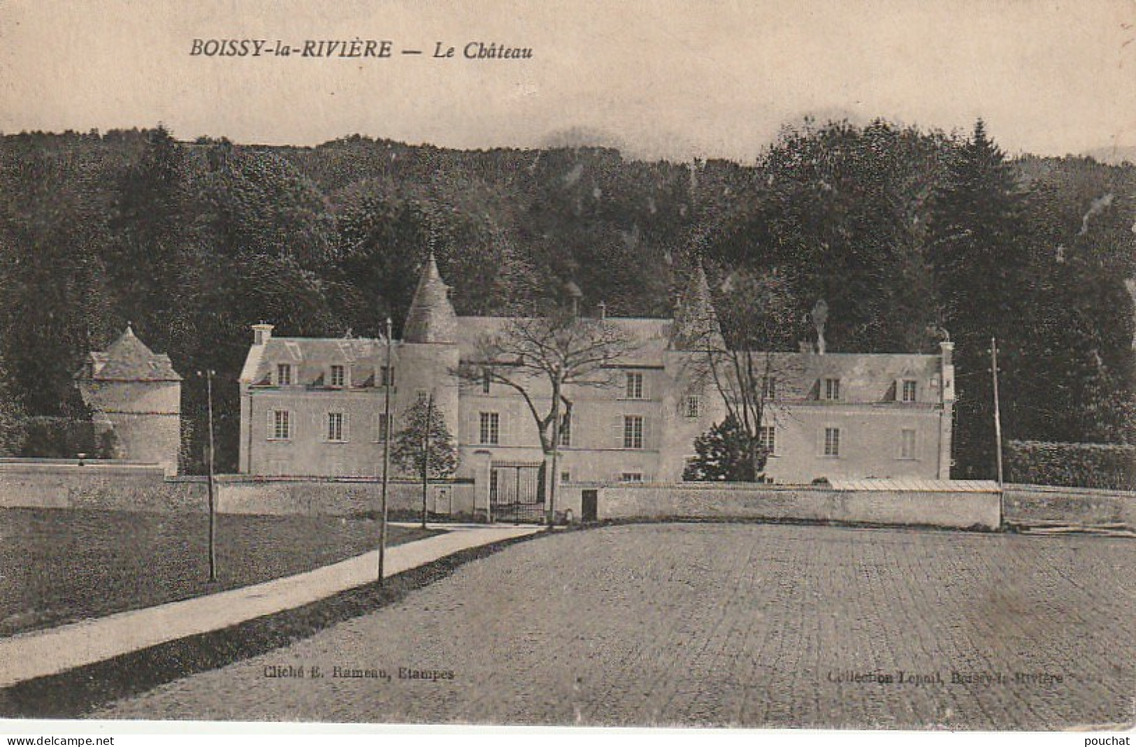 XXX -(91) BOISSY LA RIVIERE - LE CHATEAU - COLL. LEPOIL , BOISSY - 2 SCANS - Boissy-la-Rivière