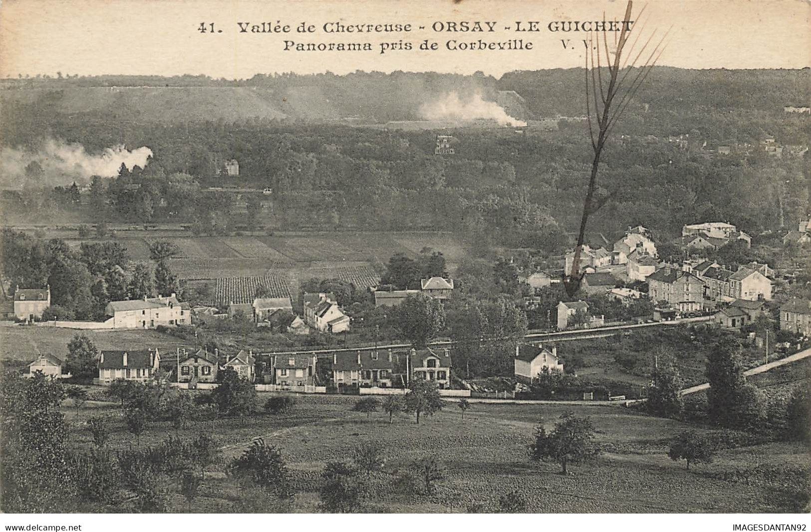 91 ORSAY #26598 VALLEE DE CHEVREUSE LE GUICHET PANORAMA PRIS DE CORBEVILLE - Orsay