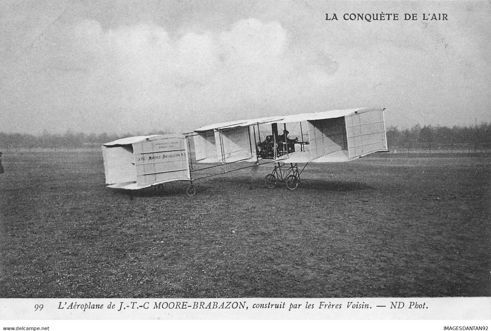 AVIATION #26446 LA CONQUETE DE L AIR AEROPLANE DE MOORE BRABAZON CONSTRUIT PAR FRERES VOISIN - Sonstige & Ohne Zuordnung