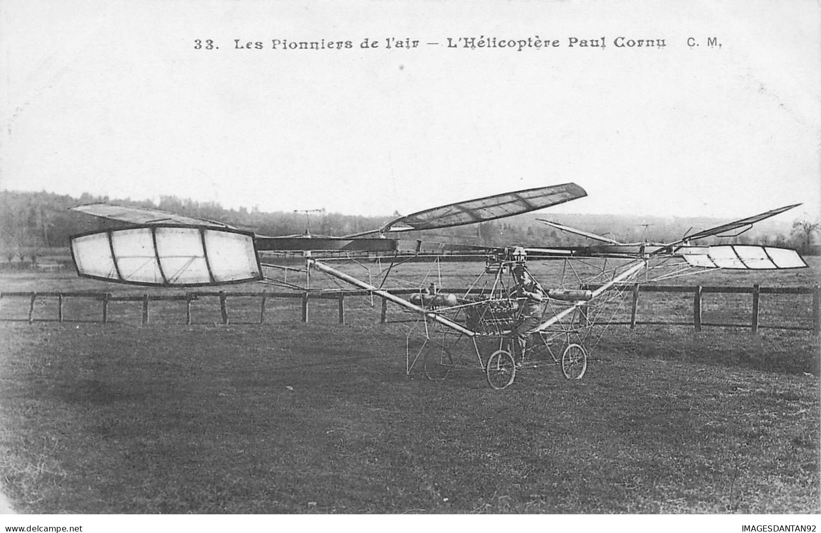 AVIATION #26445 LES PIONNIERS DE L AIR HELICOPTERE PAUL CORNU - Sonstige & Ohne Zuordnung