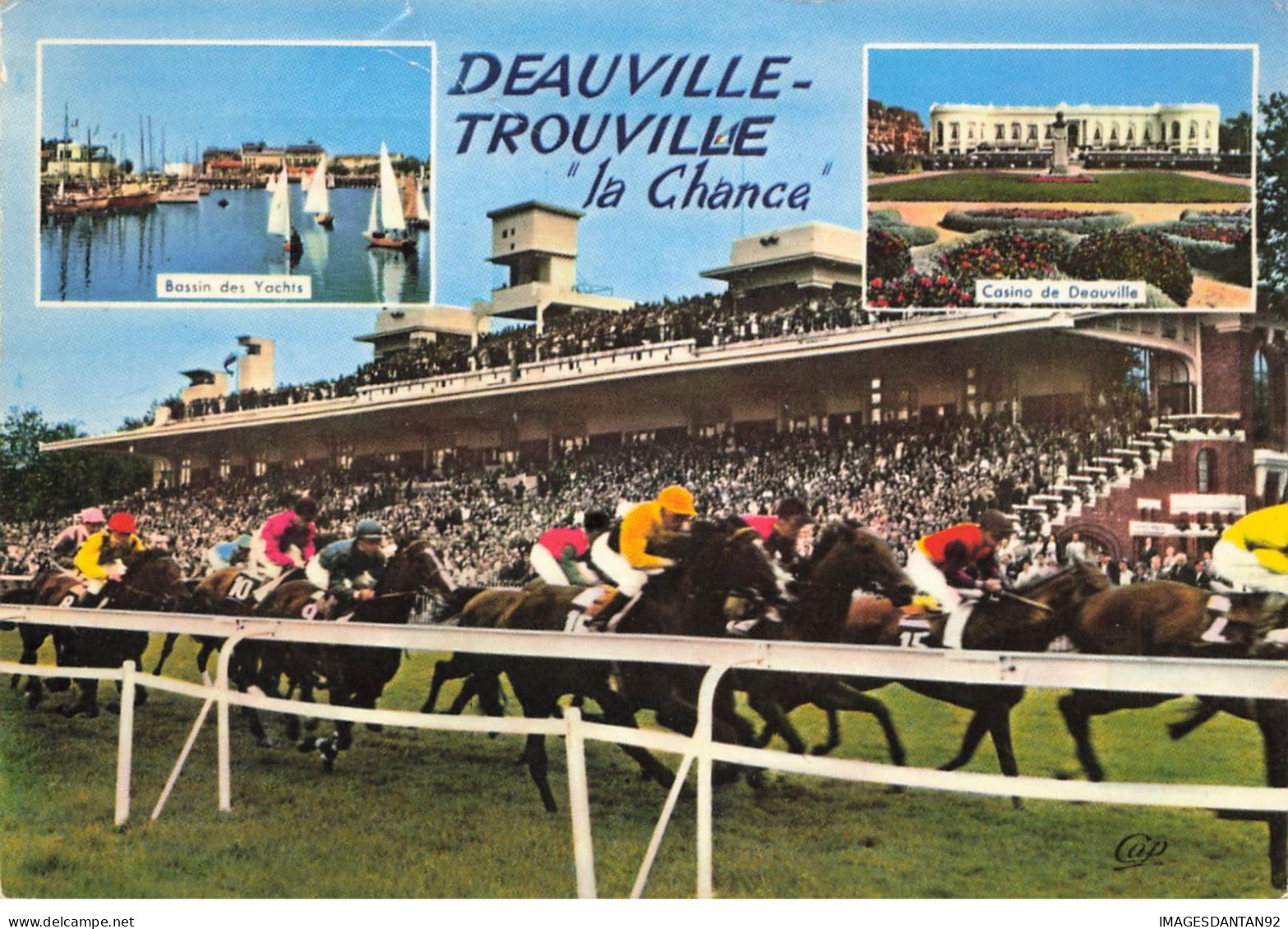 14 DEAUVILLE TROUVILLE #25643 LA CHANCE HIPPODROME HIPPISME JOCKEY - Deauville