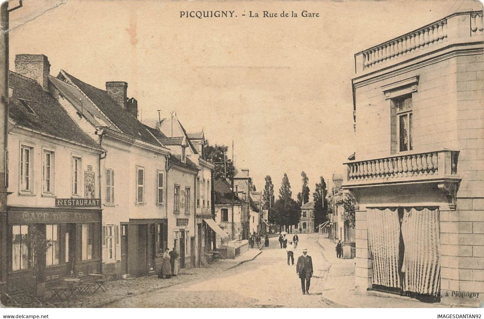 80 PICQUIGNY #28475 RUE DE LA GARE - Picquigny