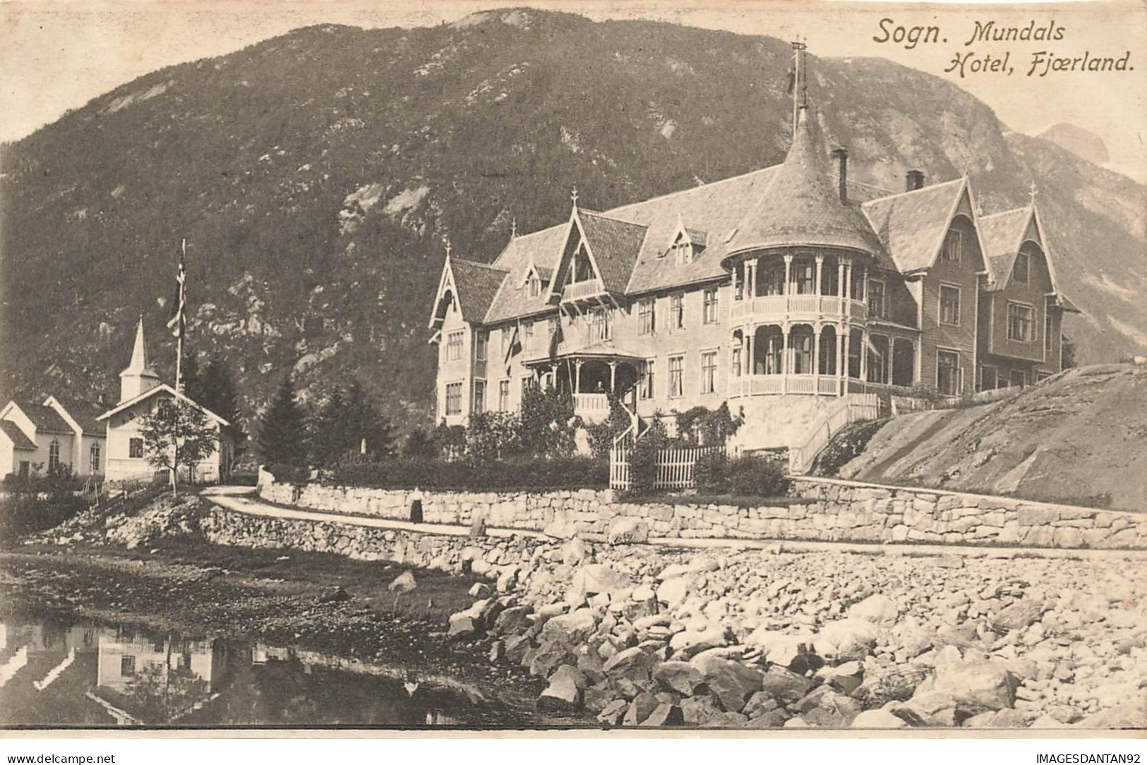 NORVEGE #28646 NORWEGEN SOGN MUNDALS HOTEL FJOERLAND - Norway