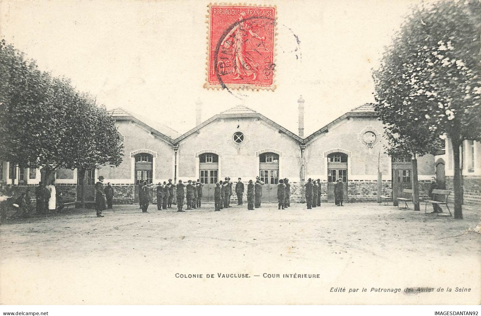 91 STE GENEVIEVE DES BOIS #26780 COLONIE DE VAUCLUSE COUR INTERIEURE - Otros & Sin Clasificación