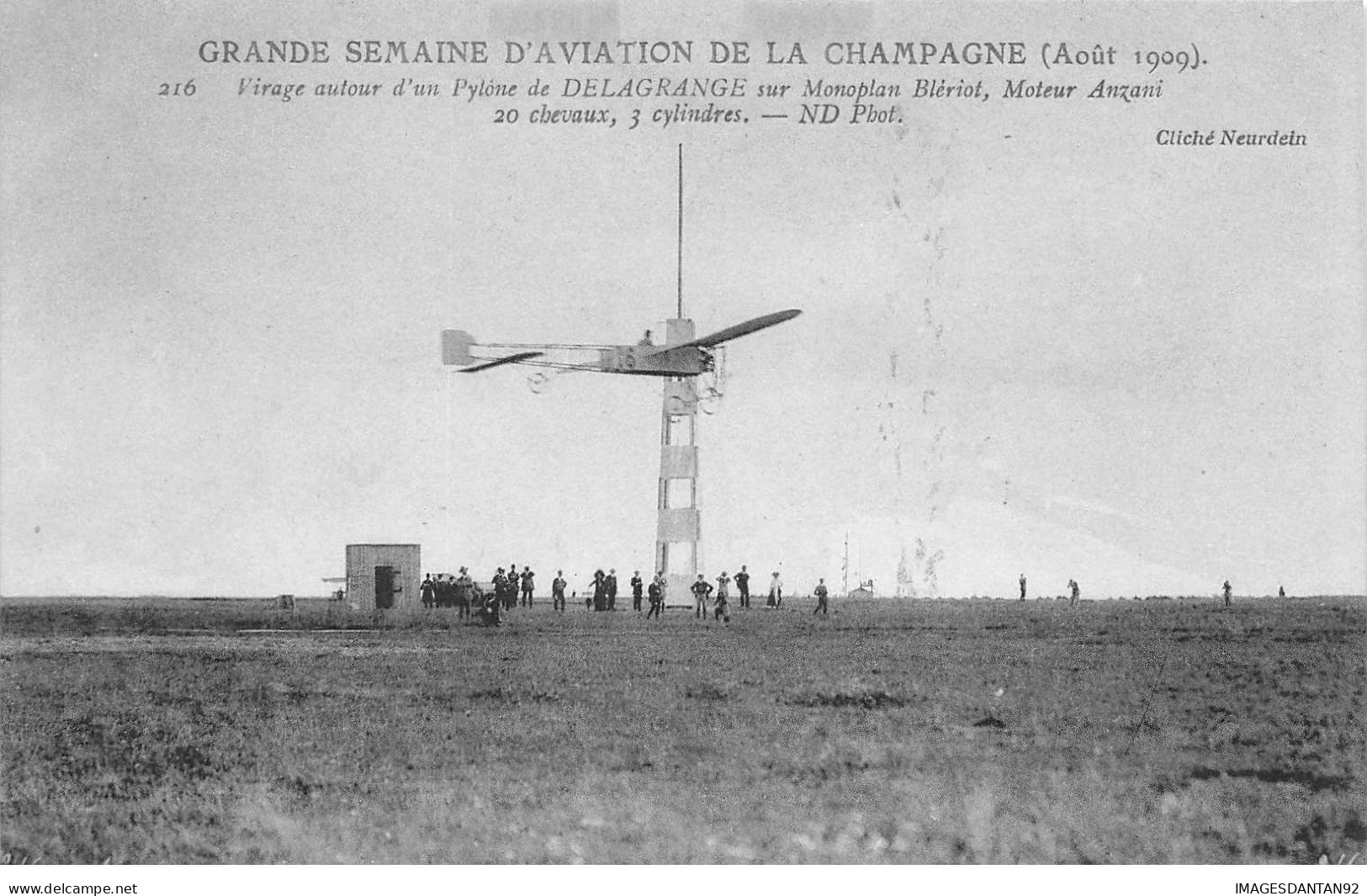 AVIATION #26362 GRDE SEMAINE D AVIATION DE CHAMPAGNE 1909 MONOPLAN BLERIOT - ....-1914: Precursors