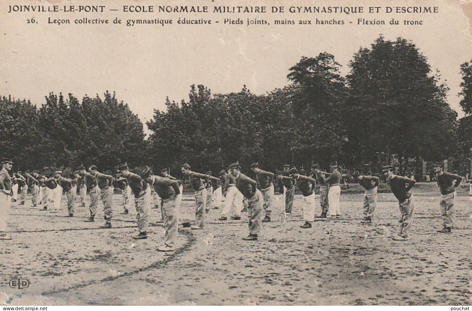 XXX -(94) JOINVILLE LE PONT - ECOLE NORMALE MILITAIRE  DE GYMNASTIQUE ET D' ESCRIME - LECON COLLECTIVE DE GYMNASTIQUE - Joinville Le Pont