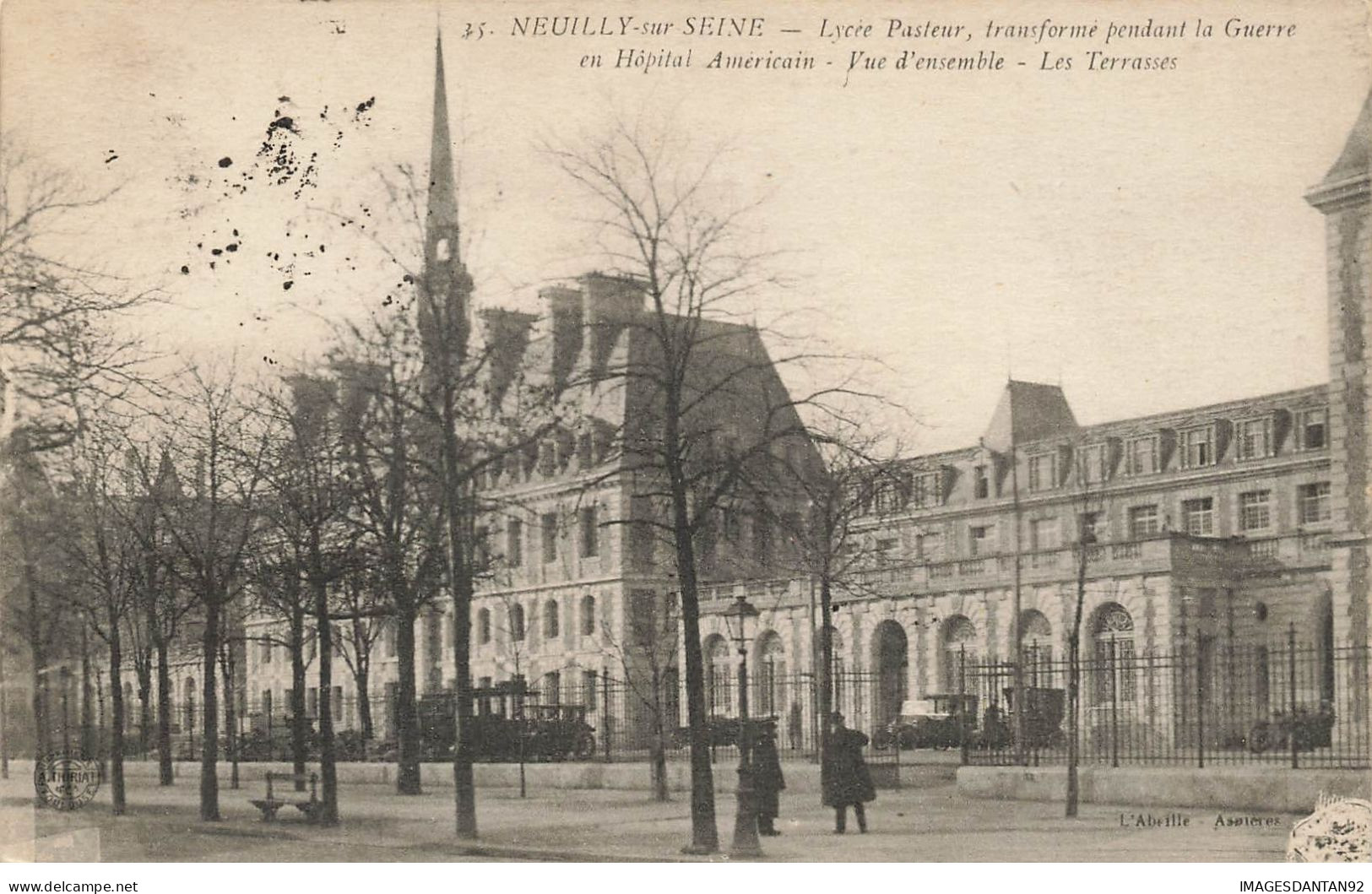 92 NEUILLY SUR SEINE #24943 LYCEE PASTEUR HOPITAL AMERICAIN - Neuilly Sur Seine