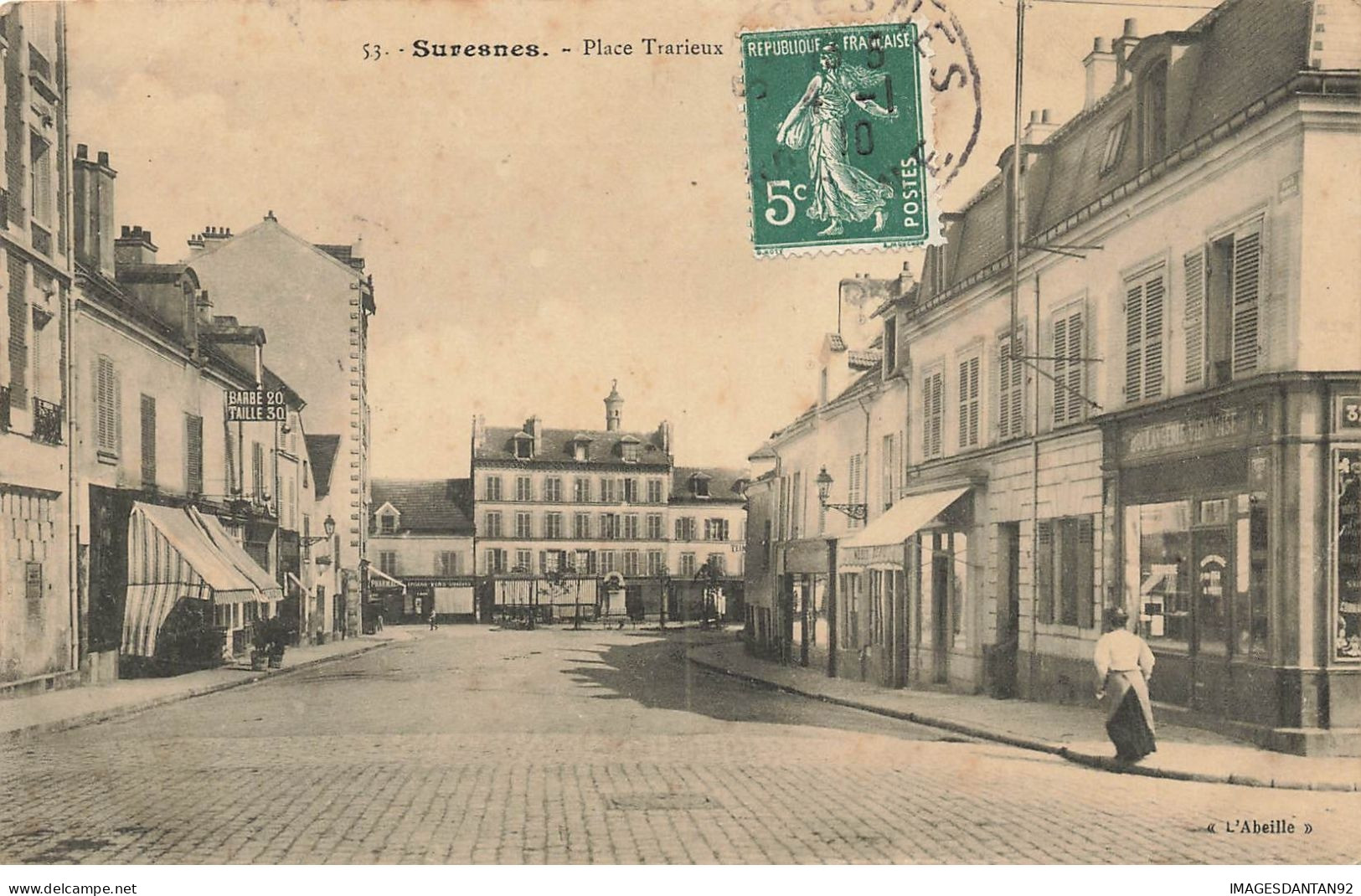 92 SURESNES #28220 PLACE TRARIEUX BOULANGERIE BARBIER - Suresnes