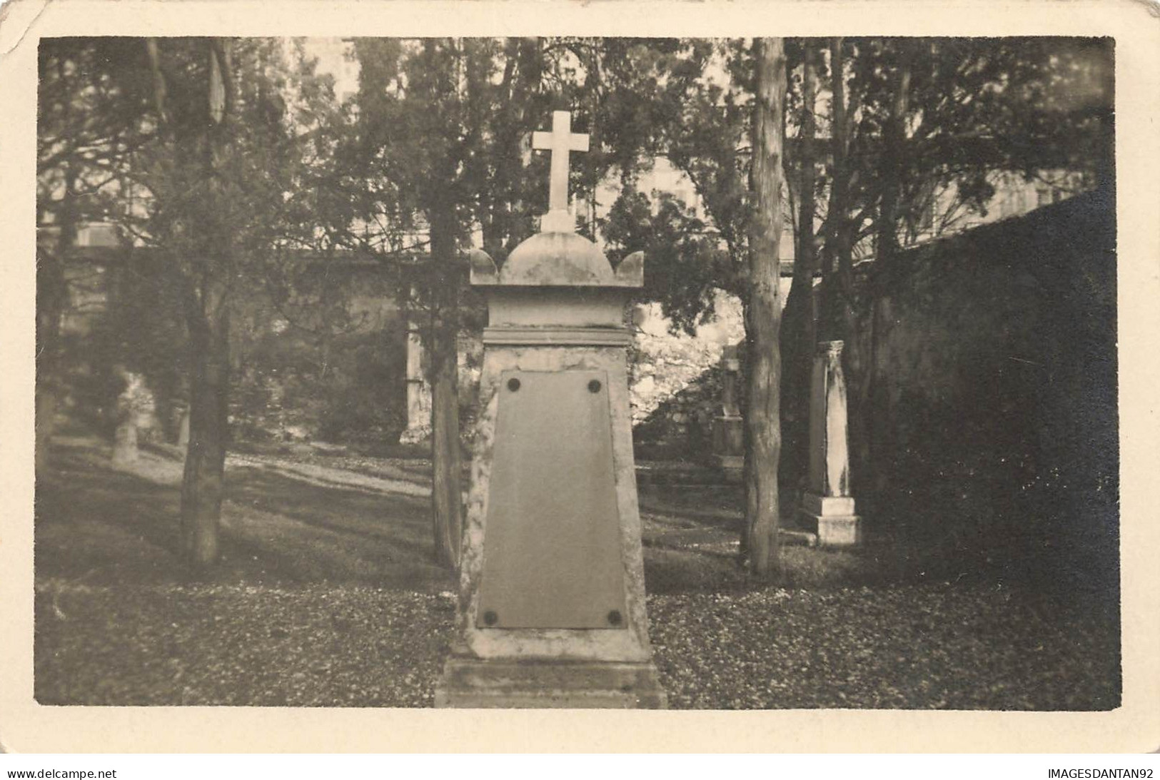 75012 PARIS #25702 CIMETIERE ENCLOS PICPUS STELE DU PRINCE SALIM DE KIRBOURG CARTE PHOTO - Paris (12)