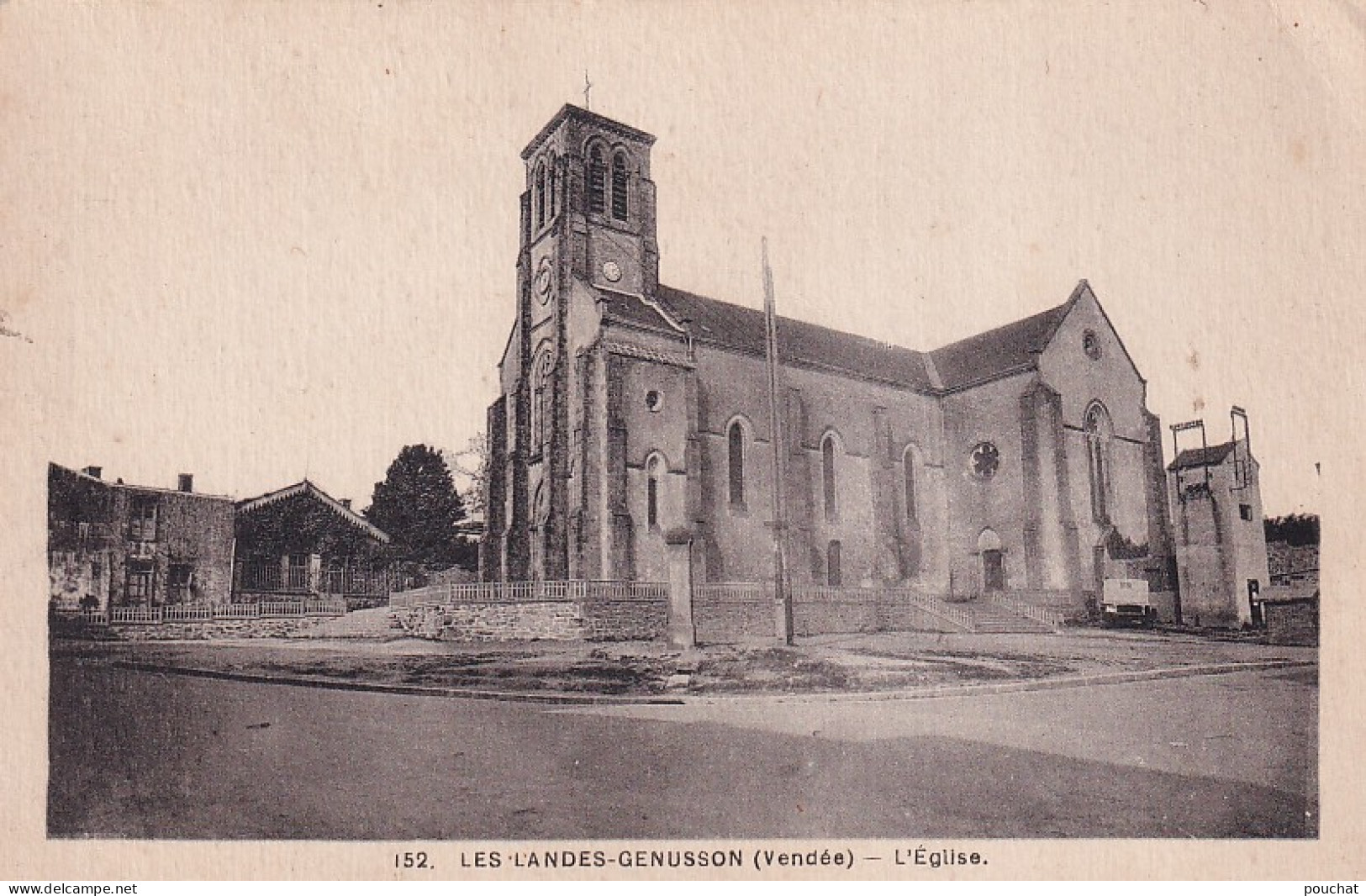 XXX Nw-(85) LES LANDES GENUSSON - L'EGLISE - Other & Unclassified