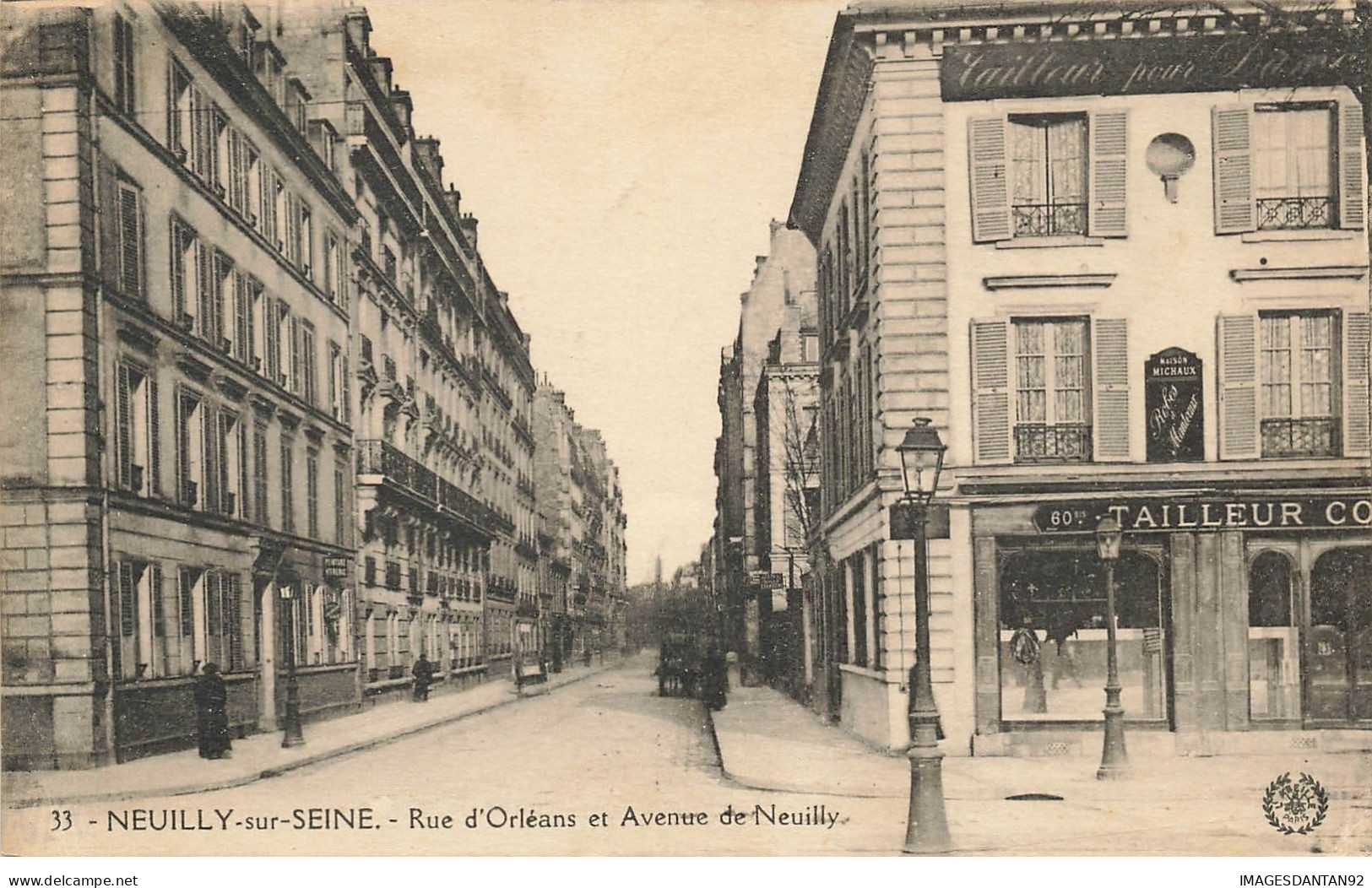 92 NEUILLY SUR SEINE #24933 RUE D ORLEANS AVENUE DE NEUILLY - Neuilly Sur Seine