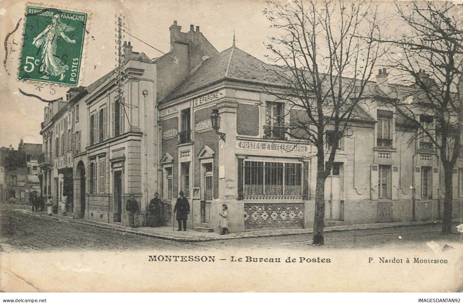 78 MONTESSON #24321 LE BUREAU DE POSTES CAISSE NATIONALE D EPARGNE - Montesson