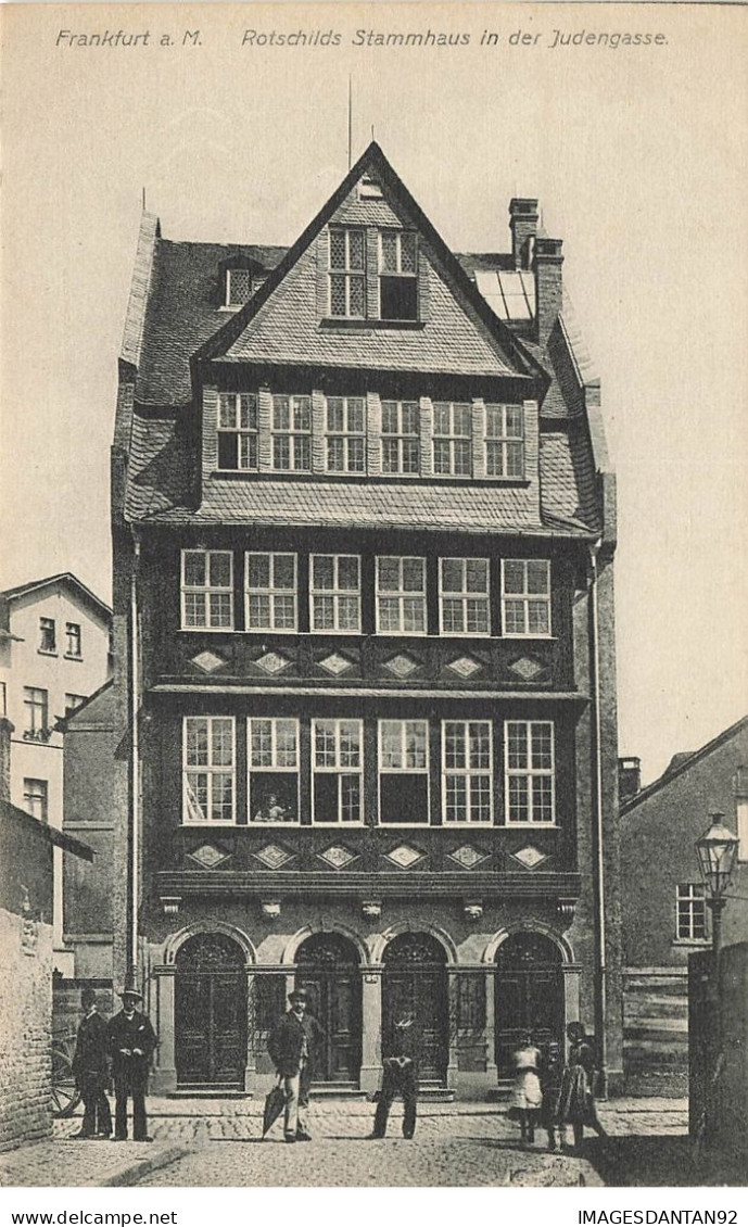 JUDAISME #25173 JUDAICA ROTSCHILDS STAMMHAUS IN DER JUDENGASSE FRANCFORT - Jodendom