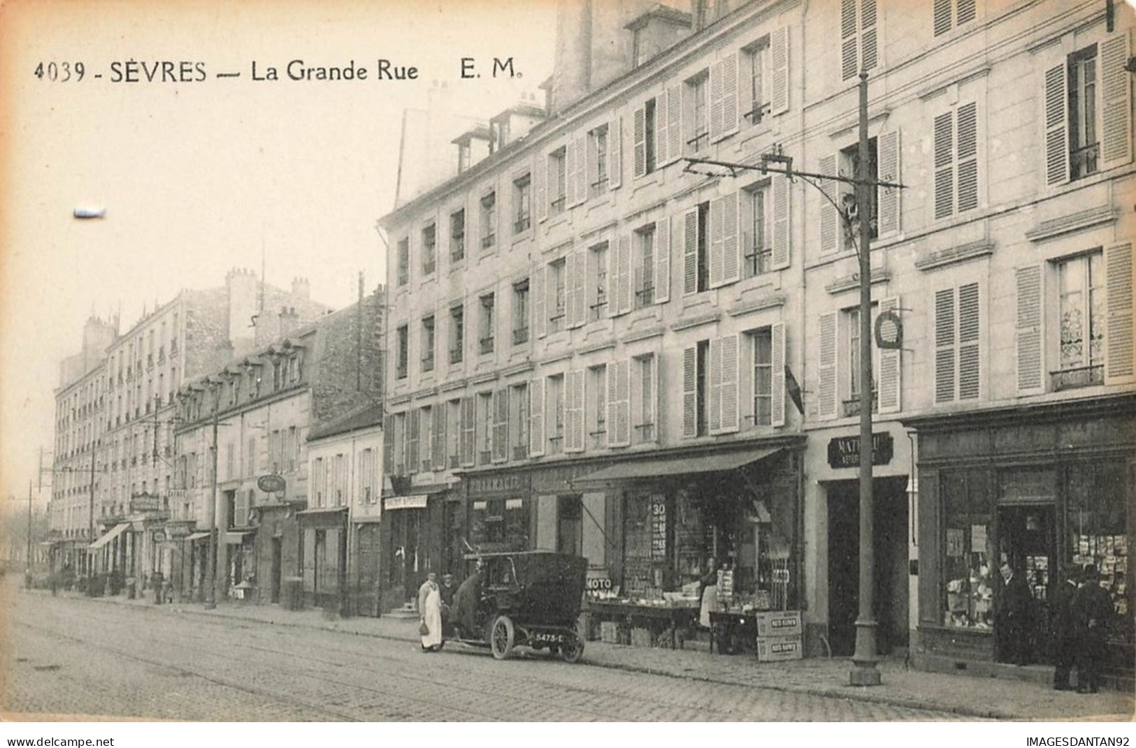 92 SEVRES #28272 GRANDE RUE PHARMACIE  VETERINAIRE TABAC COMMERCES AUTO - Sevres