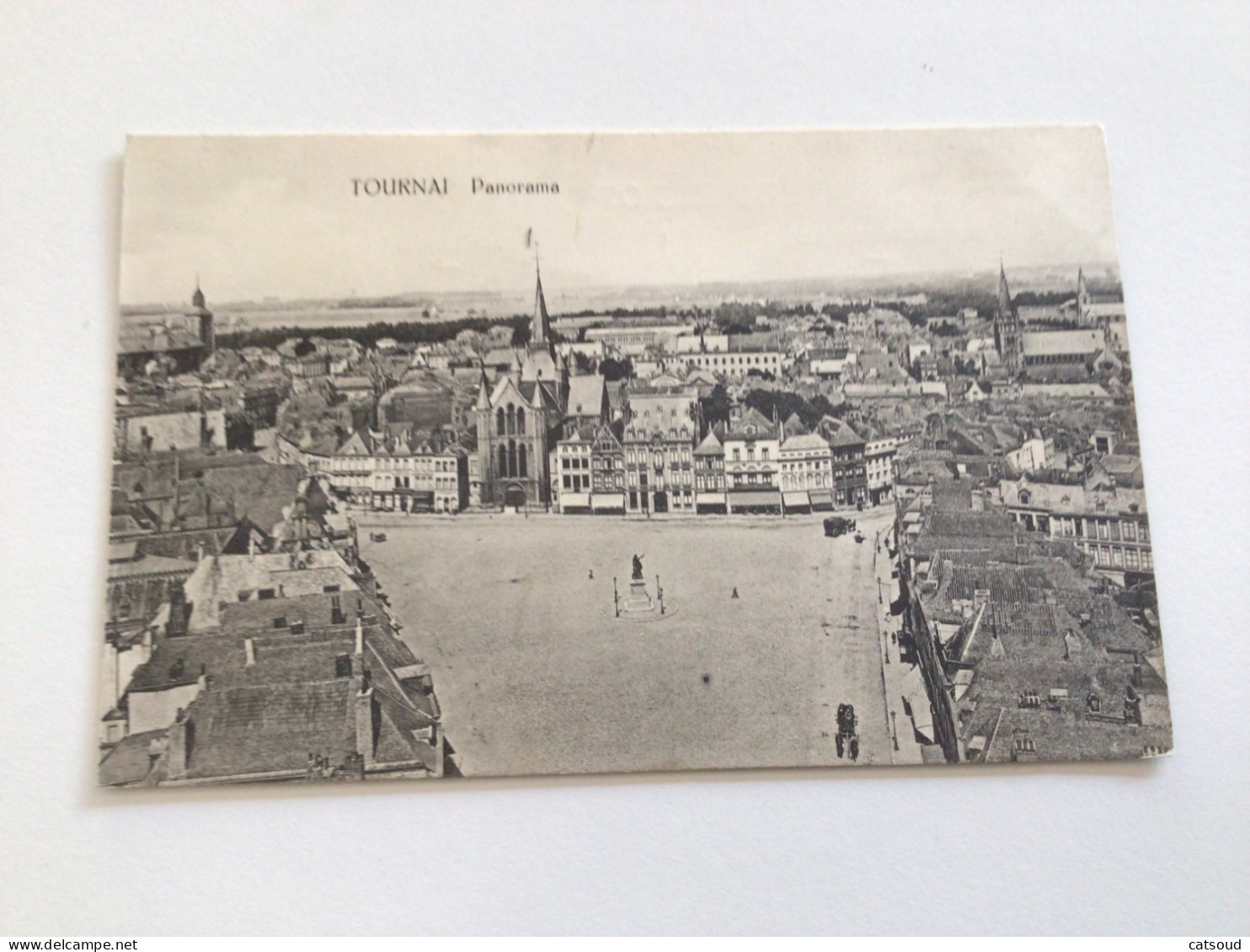 Carte Postale Ancienne. (1916) Tournai  Panorama (cachet Militaire Au Verso) - Tournai