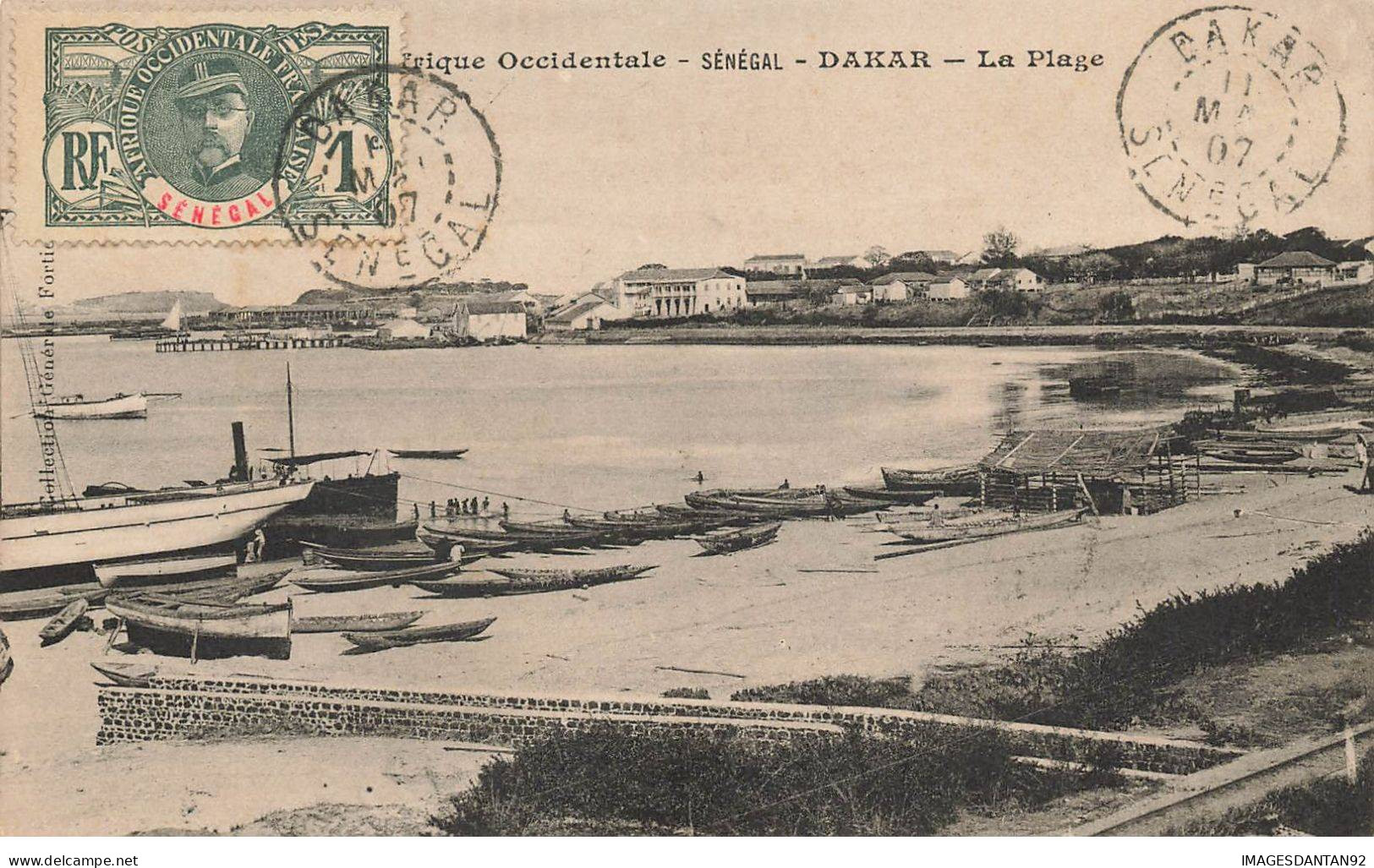SENEGAL #27864 DAKAR PLAGE PIROGUE - Senegal