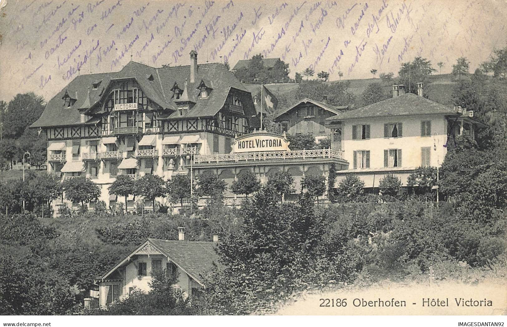 SUISSE BERNE #28781 OBERHOFEN HOTEL VICTORIA - Berna