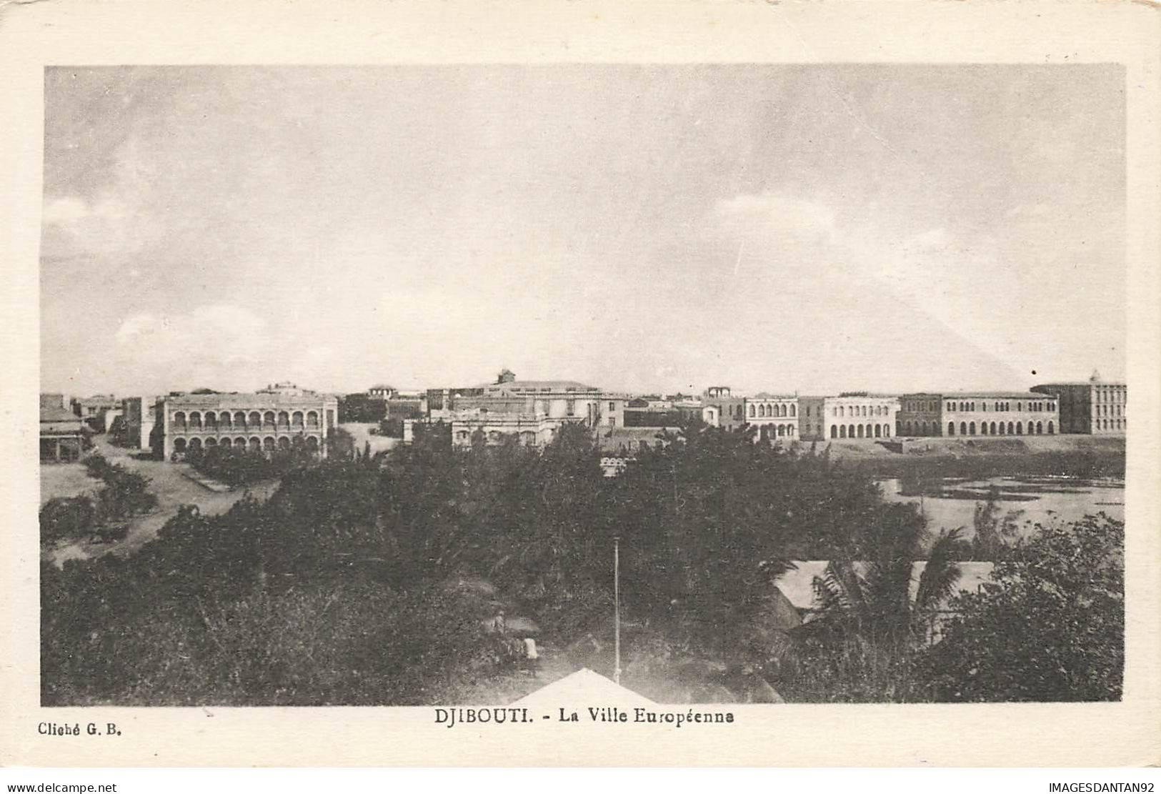 DJIBOUTI #27828BIS LA VILLE EUROPEENNE - Dschibuti