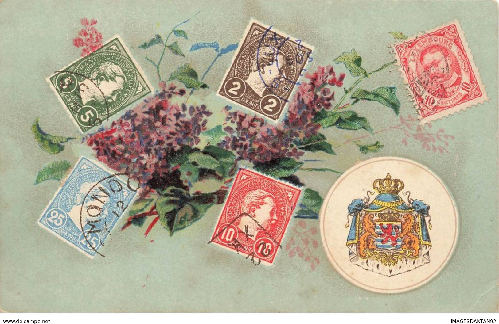 LUXEMBOURG LUXEMBURG #27091 TIMBRES FLEURS ARMOIRIES BLASON REPRESENTATION TIMBRES - Stamps (pictures)