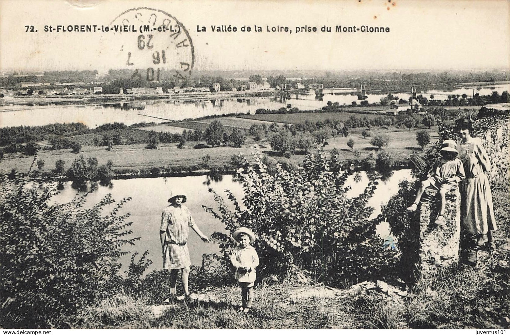 CPA St-Florent Le Vieil-La Vallée De La Loire Prise Du Mont Glonne-72       L2882 - Otros & Sin Clasificación