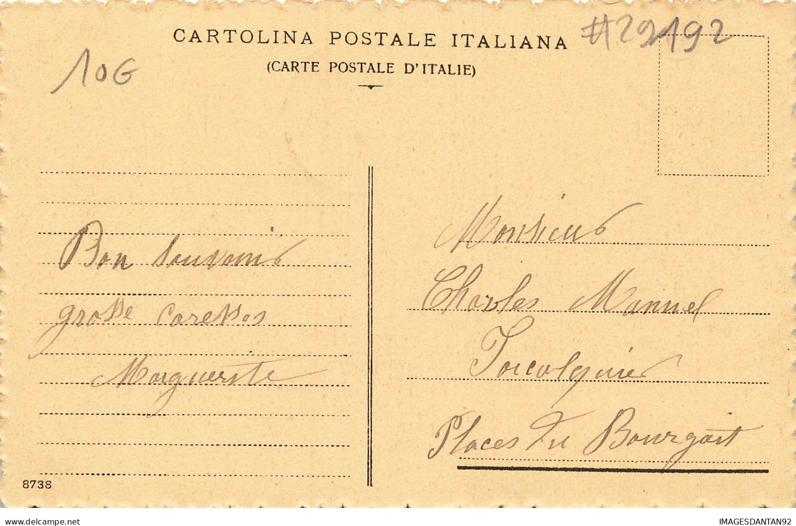 ITALIE SICILIA PALERMO #29192 PORTO CON VEDUTA DELLA CITTA - Palermo