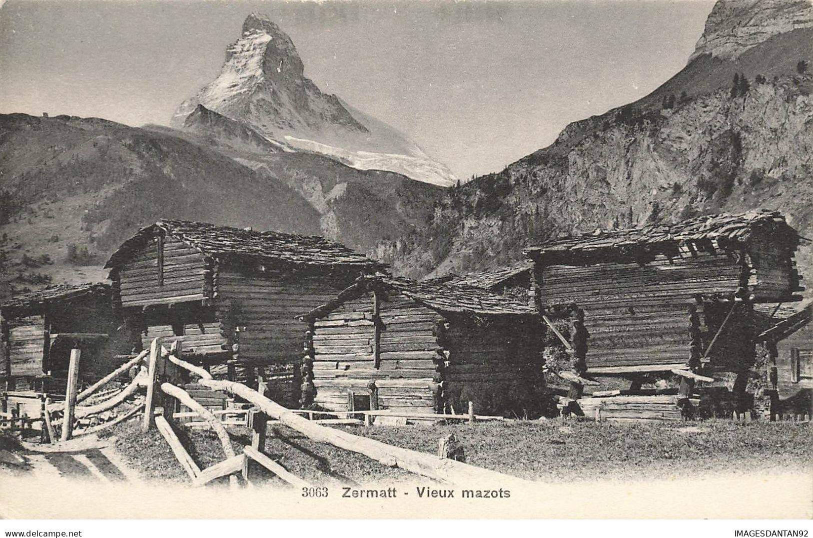 SUISSE VALAIS #28851 ZERMATT VIEUX MAZOTS - Zermatt