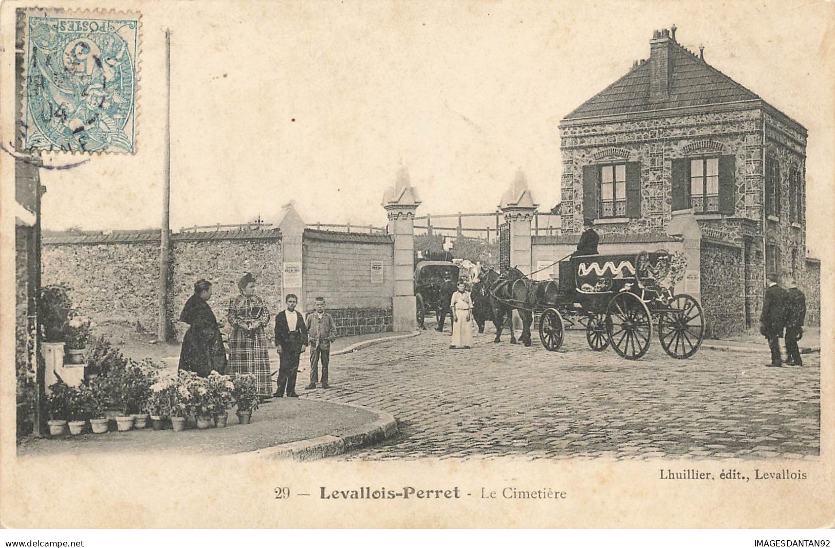 92 LEVALLOIS PERRET #24861 CIMETIERE - Levallois Perret