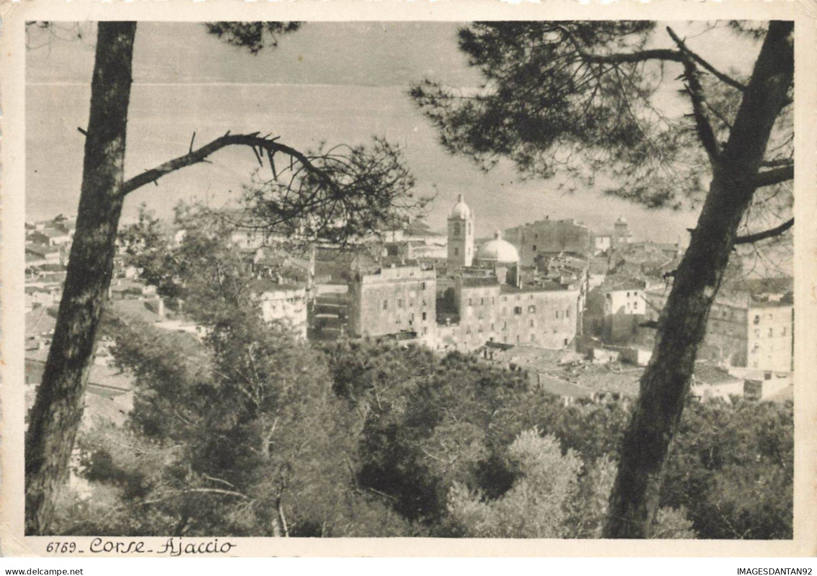 20 CORSE 2A AJACCIO #31760 PANORAMA + CACHET COTI CHIAVARI - Ajaccio