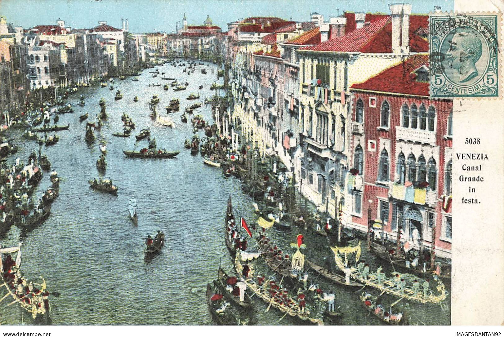 ITALIE #CL29269 VENEZIA VENISE CANAL GRANDE IN FESTA - Venezia