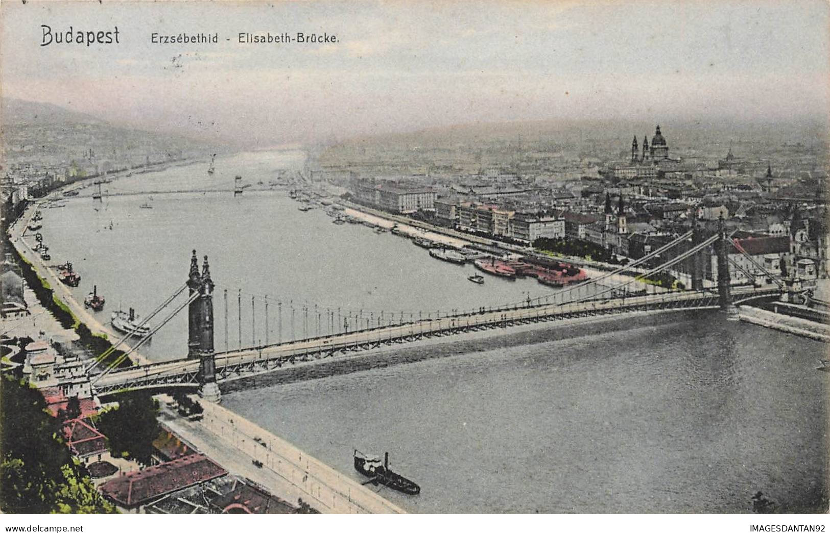 HONGRIE #32471 BUDAPEST ERZSEBETHID ELISABETH BRUCKE - Ungarn