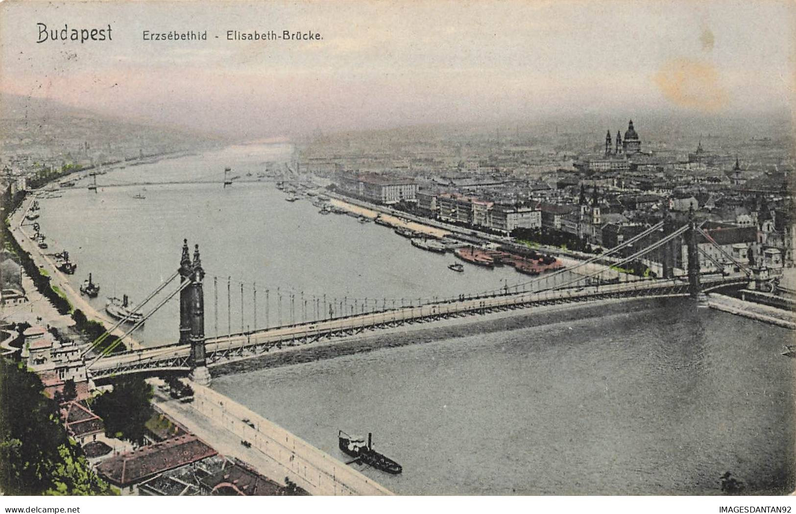 HONGRIE #32472 BUDAPEST ERZSEBETHID ELISABETH BRUCKE - Ungarn