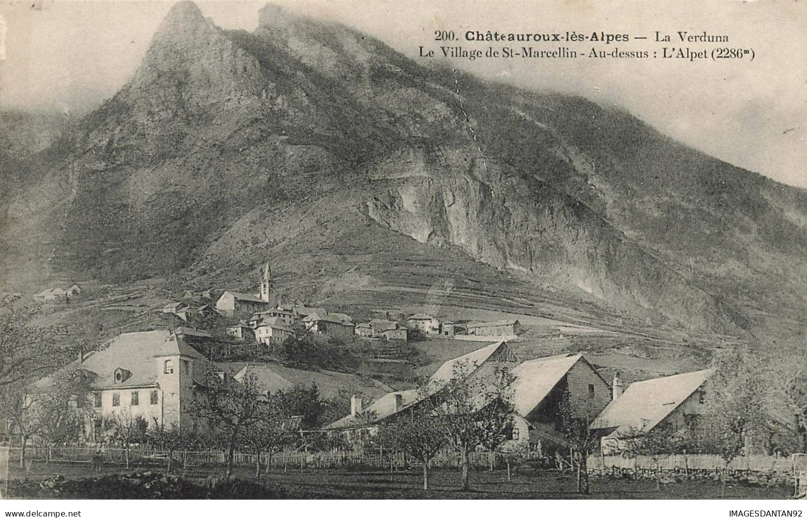 05 CHATEAUROUX LES ALPES #31706 VERDUNA VILLAGE DE SAINT MARCELLIN - Otros & Sin Clasificación