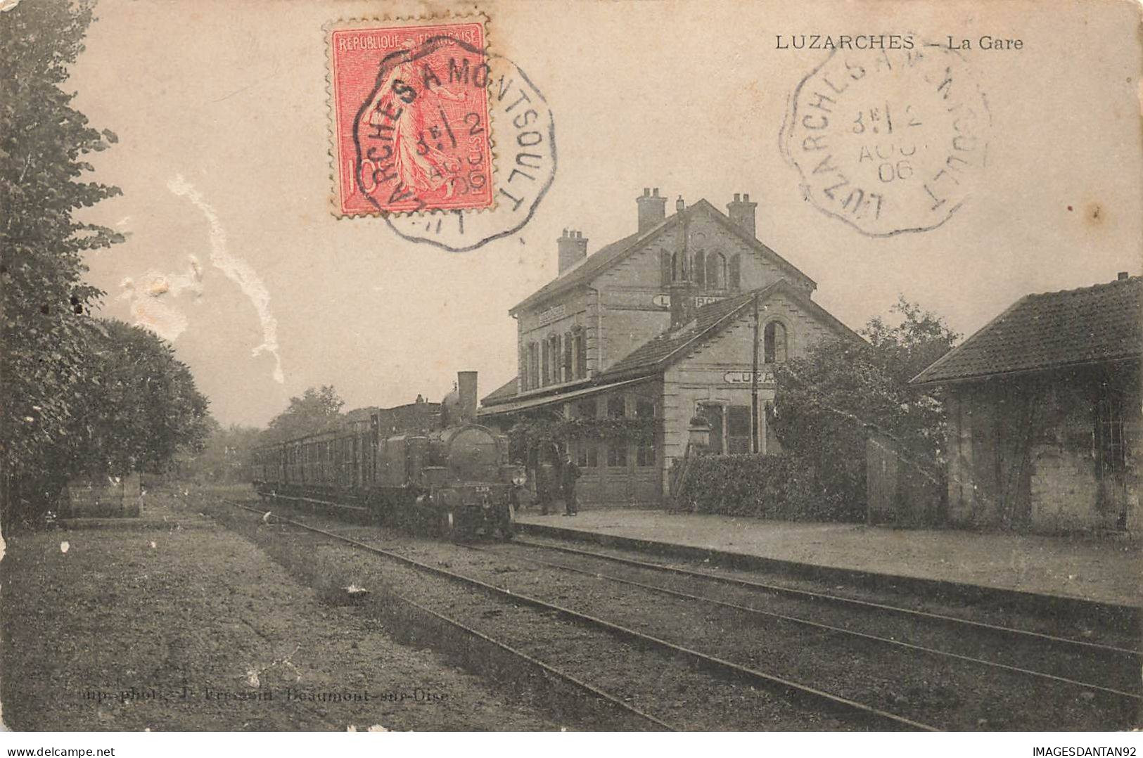 95 LUZARCHES  #AS29952 LA GARE - Luzarches