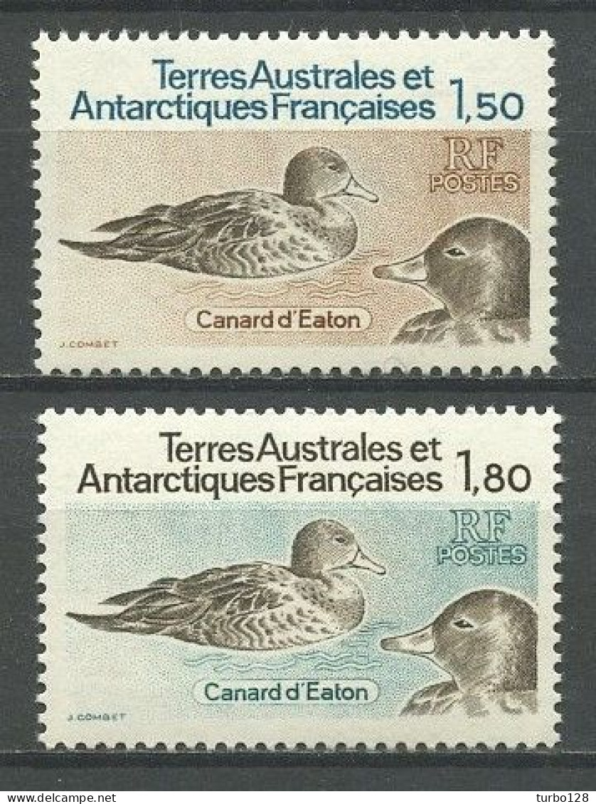 TAAF 1982 N° 97/98 ** Neufs MNH Superbes  C 2 € Faune Oiseaux Birds Canards D' Eaton Animaux - Nuovi