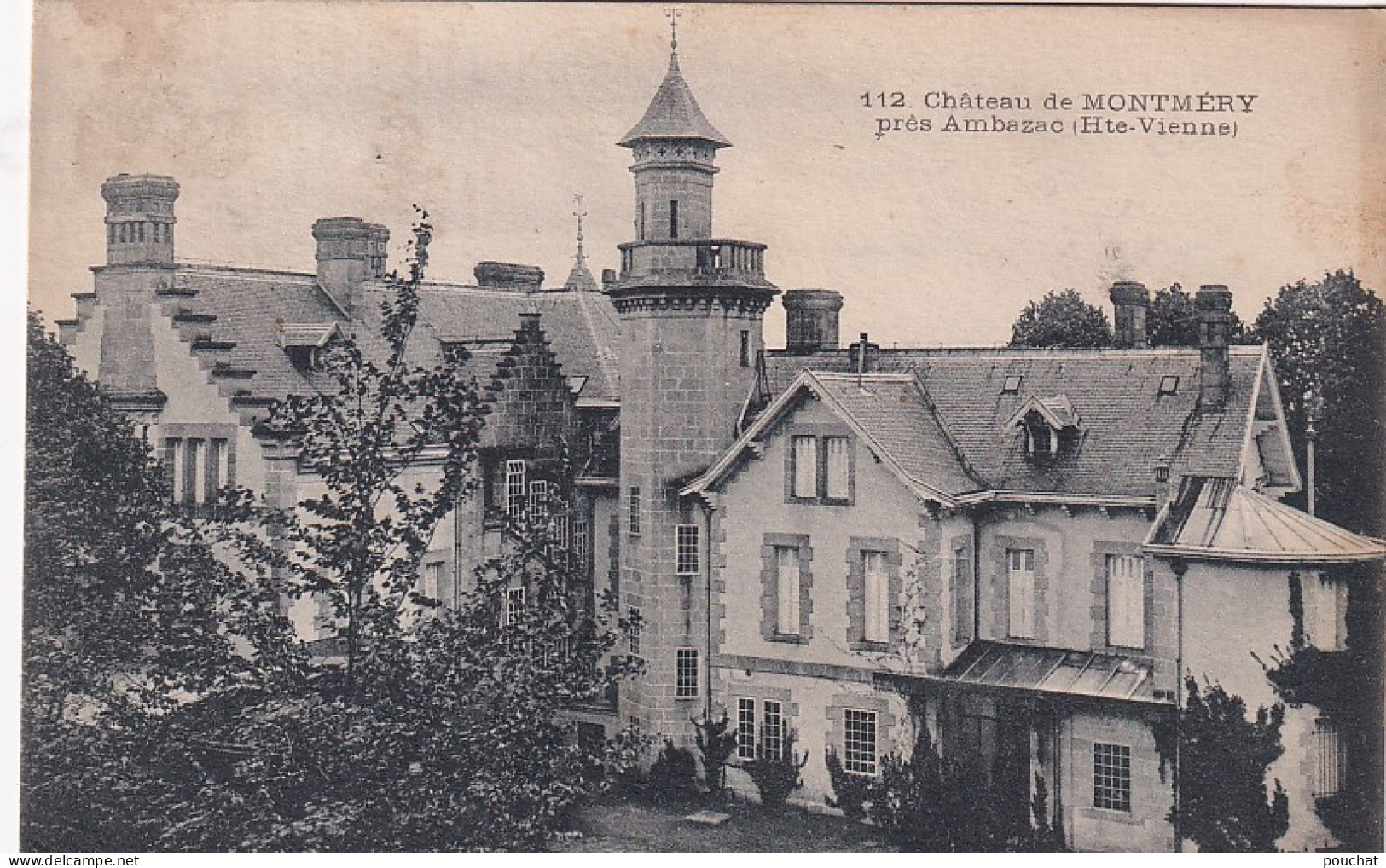 XXX Nw-(87) CHATEAU DE MONTMERY , PRES AMBAZAC - Otros & Sin Clasificación