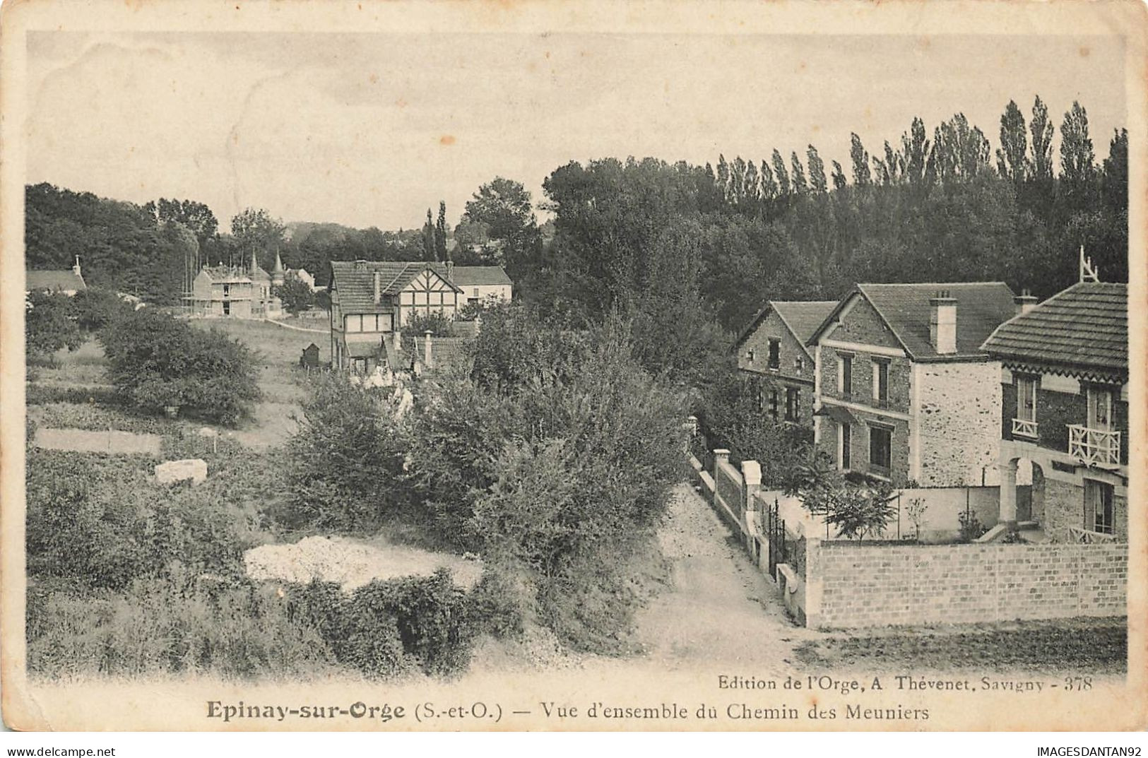 91 EPINAY SUR ORGE #26763 VUE D ENSEMBLE CHEMIN DES MEUNIERS - Epinay-sur-Orge