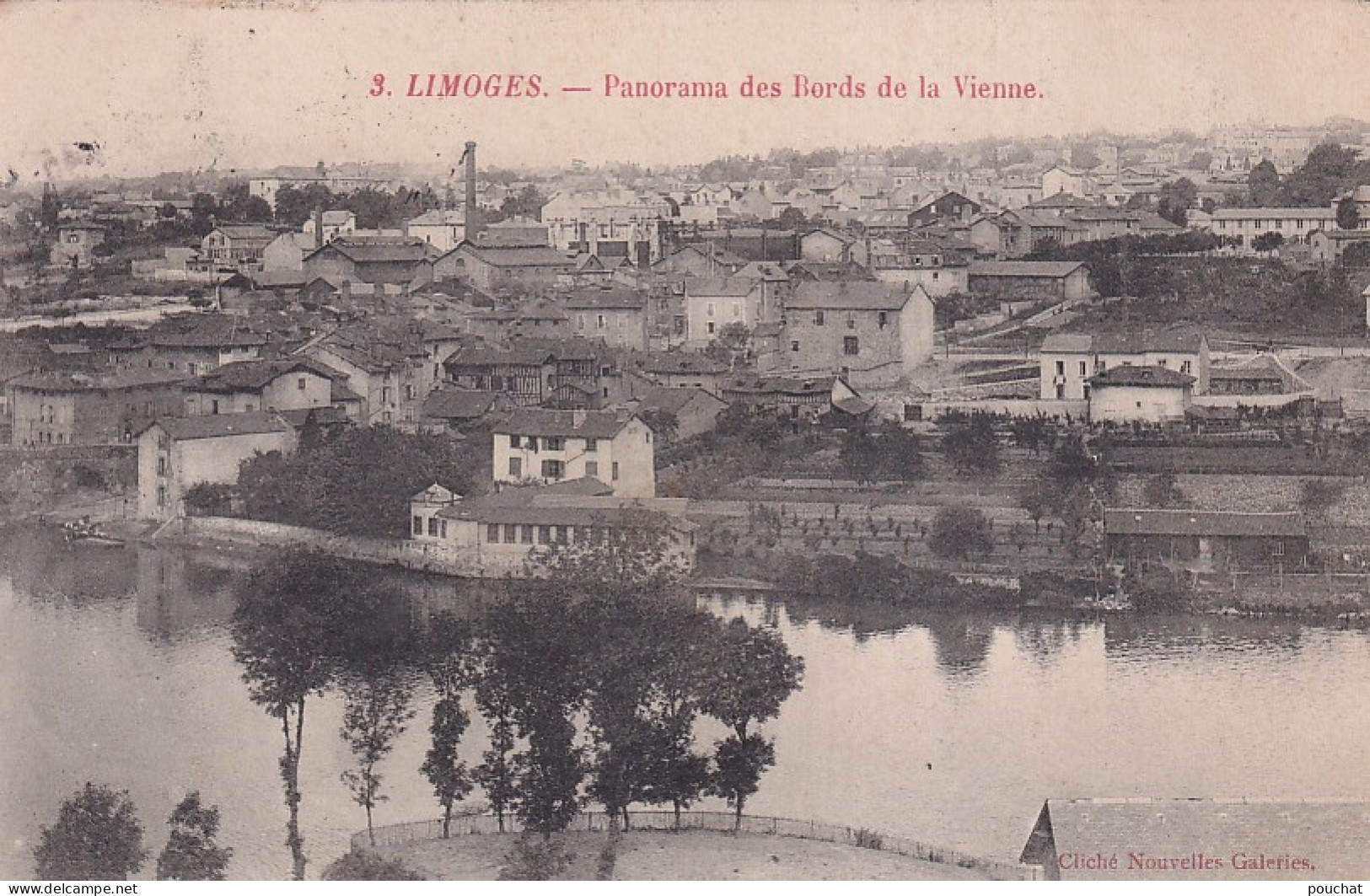 XXX Nw-(87) LIMOGES - PANORAMA  DES BORDS DE LA VIENNE - Limoges