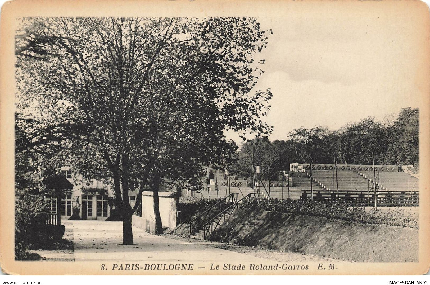 92 BOULOGNE #24600 STADE ROLAND GARROS TENNIS - Boulogne Billancourt