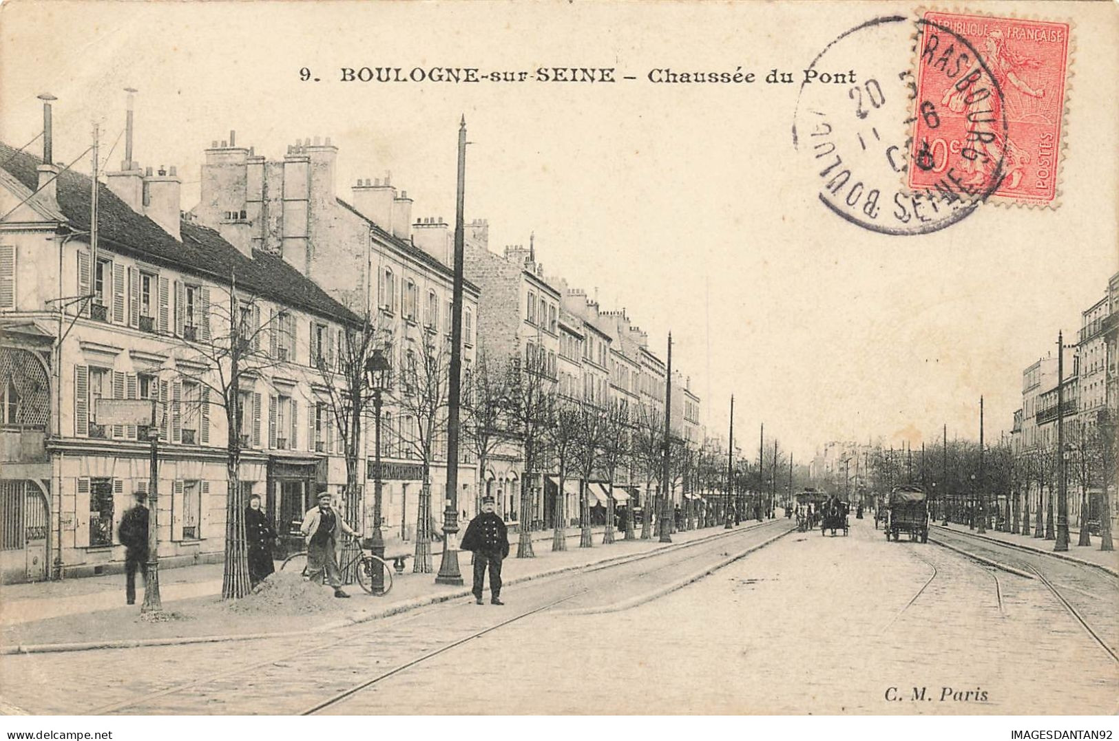 92 BOULOGNE #24596 CHAUSSEE DU PONT - Boulogne Billancourt