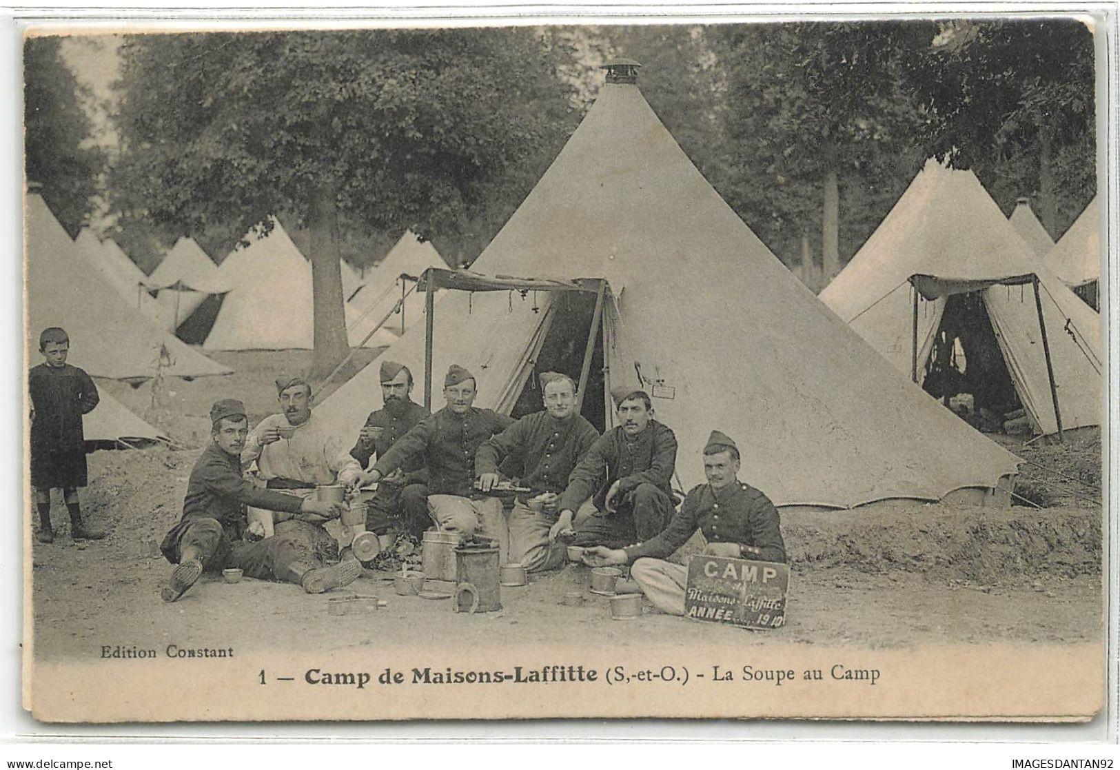 78 MAISONS LAFFITTE #23976 CAMP MILITAIRE LA SOUPE - Maisons-Laffitte