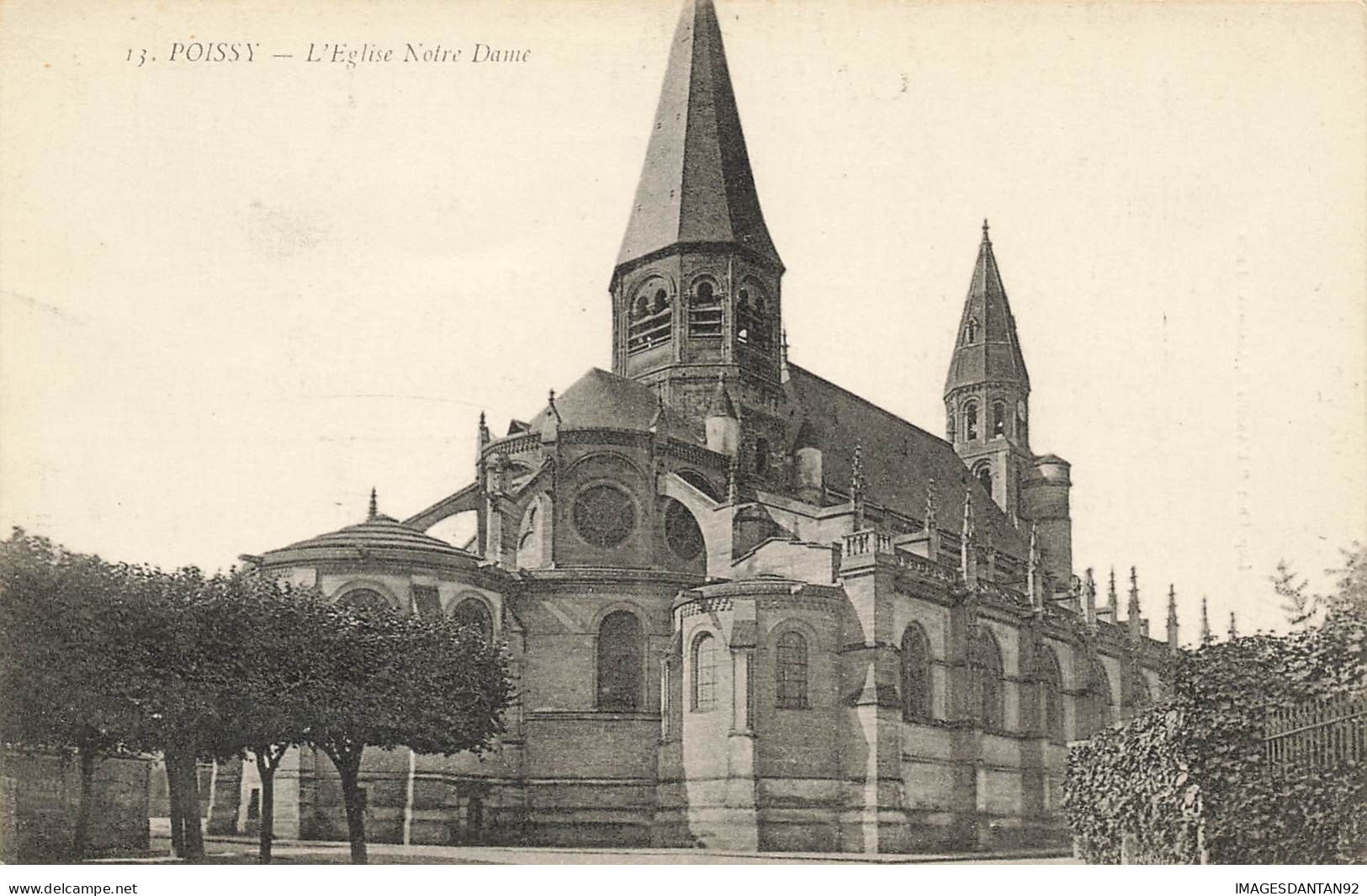 78 POISSY #24064 EGLISE NOTRE DAME - Poissy