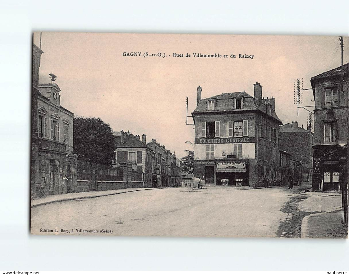 GAGNY : Rues De Villemomble Et Du Raincy - état - Gagny