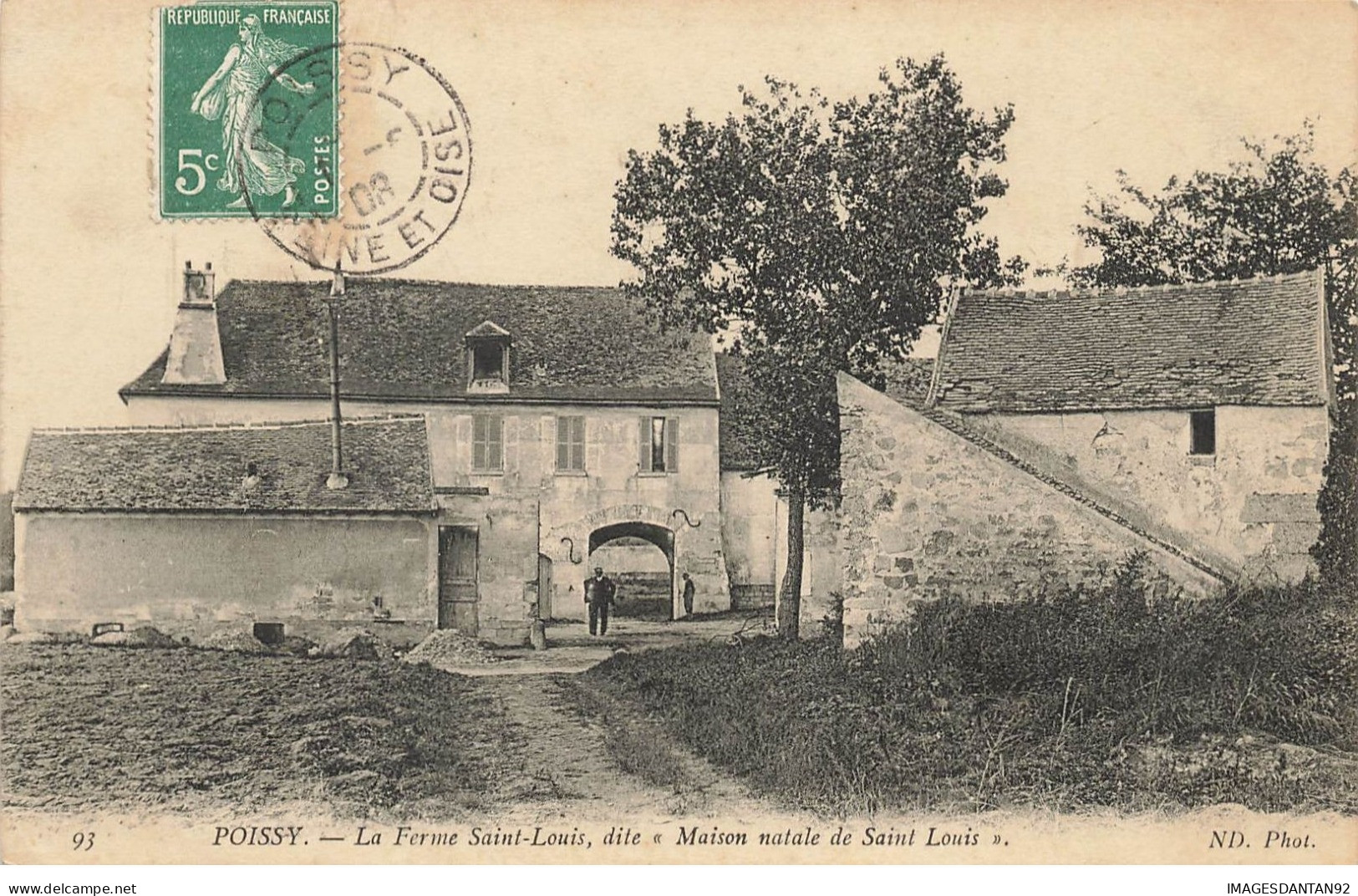 78 POISSY #24061 FERME ST LOUIS DITE MAISON NATALE - Poissy