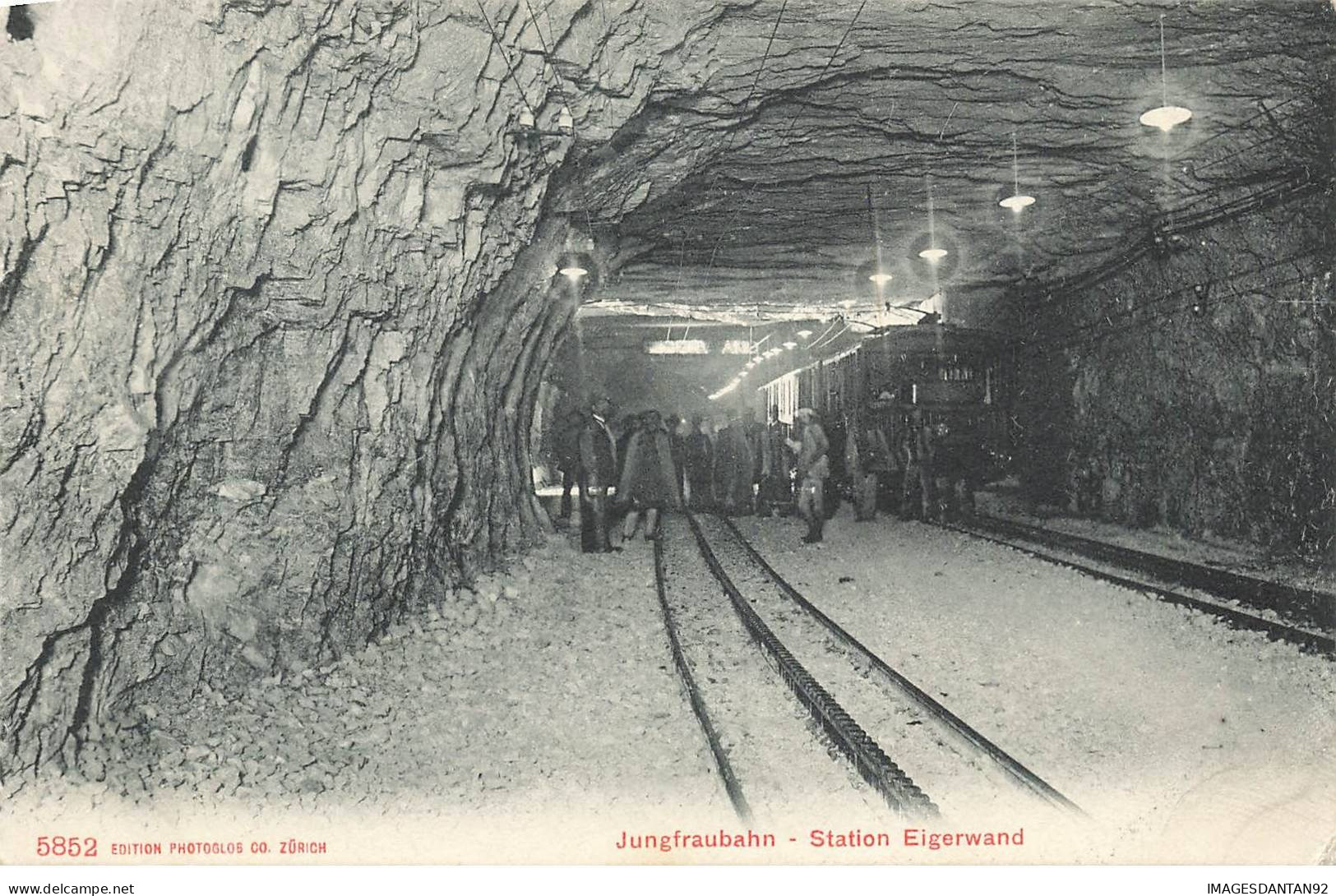 SUISSE BERNE #28813 JUNGFRAUBAHN STATION EIGERWAND TRAIN - Berne