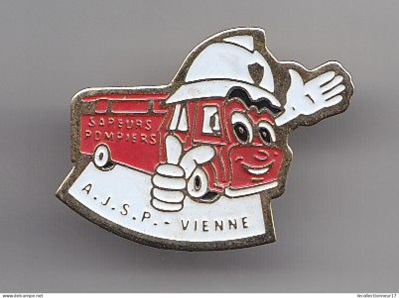 Pin's AJSP  Sapeurs Pompiers Vienne Réf 6338 - Firemen