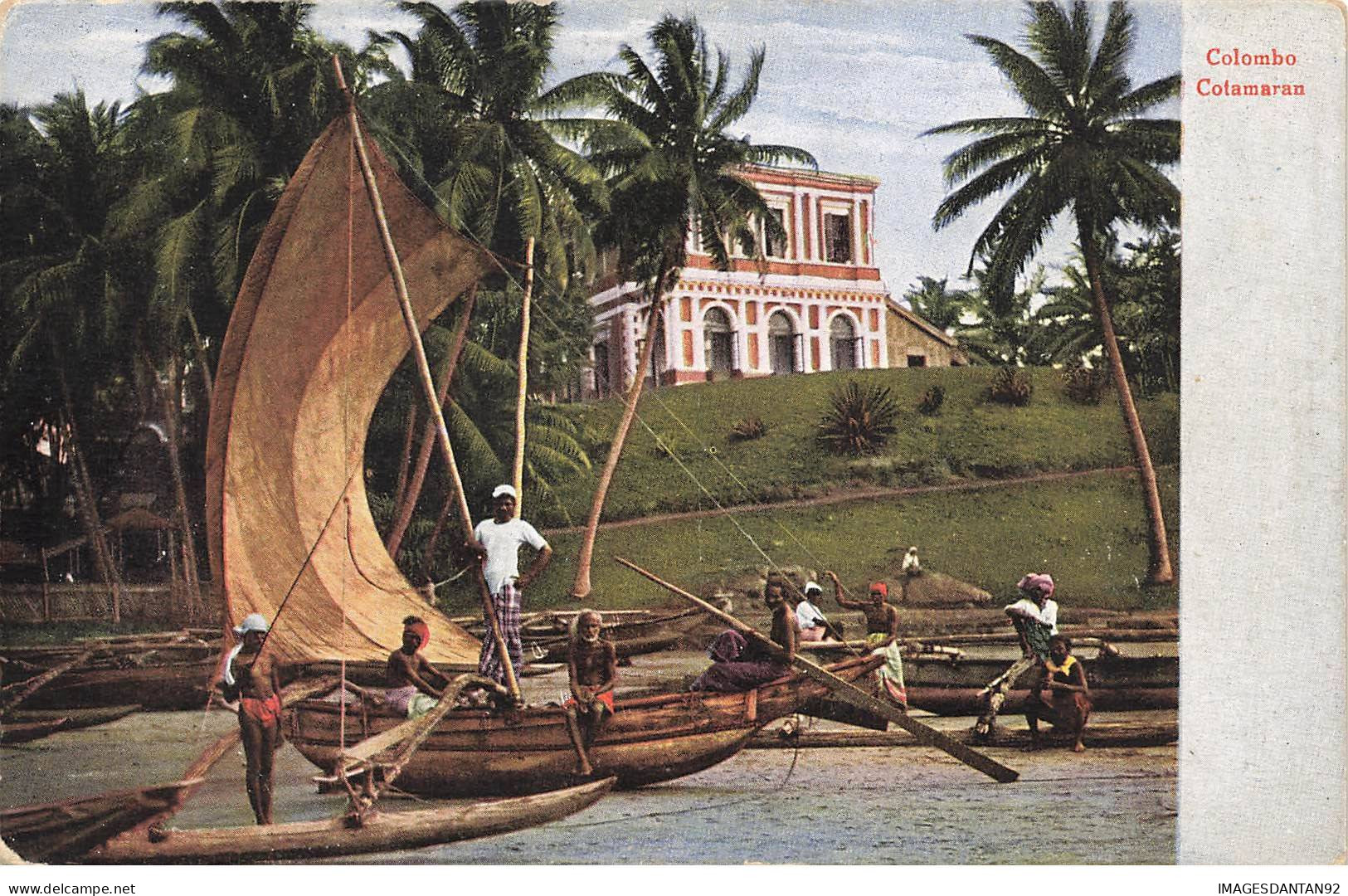 SRI LANKA CEYLON CEYLAN #32675 COLOMBO COTAMARAN - Sri Lanka (Ceylon)