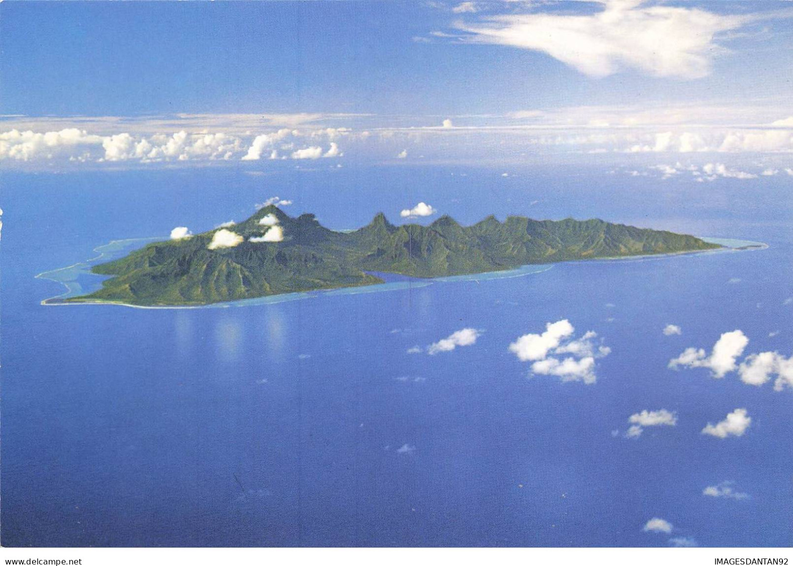 TAHITI #32689 MOOREA VUE AERIENNE - Tahiti