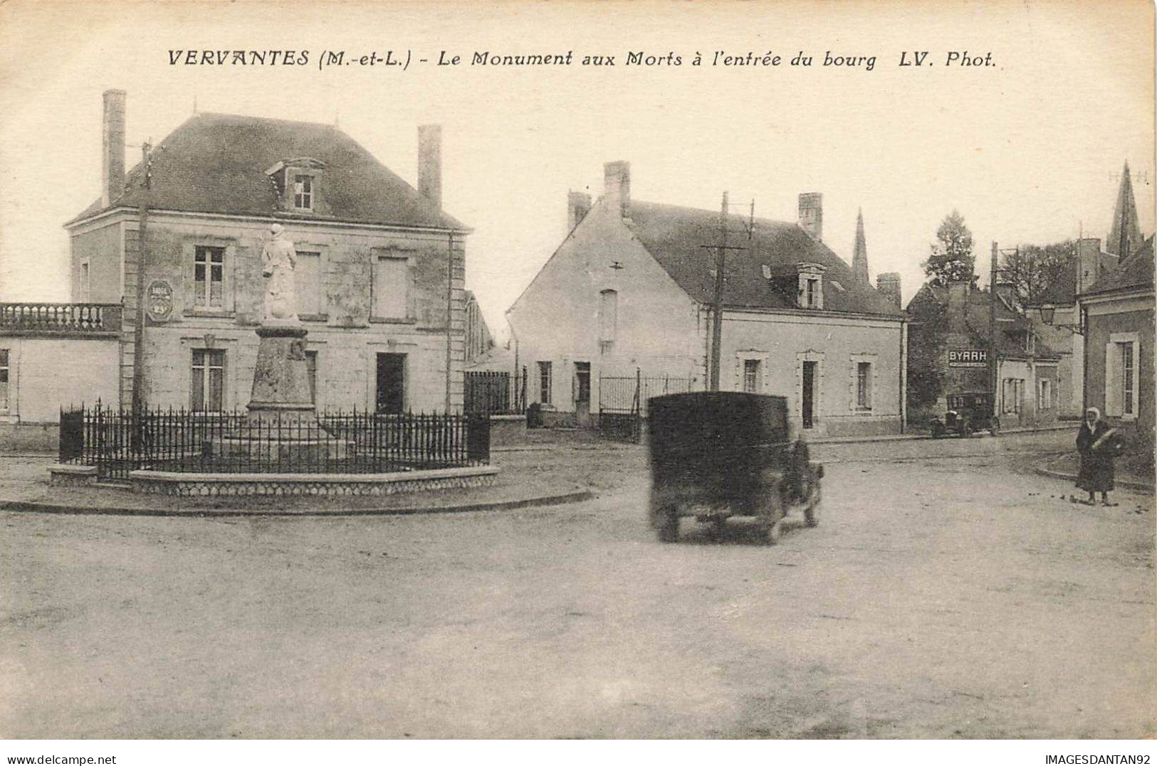 49 VERVANTES #31883 MOUMENT AUX MORTS ENTREE DU BOURG - Otros & Sin Clasificación