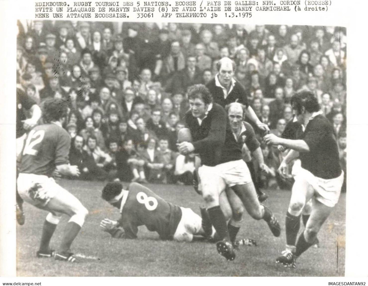 RUGBY SPORT #PP1164 ECOSSE EDIMBOURG ECOSSE VS PAYS DE GALLES 1975 - Other & Unclassified